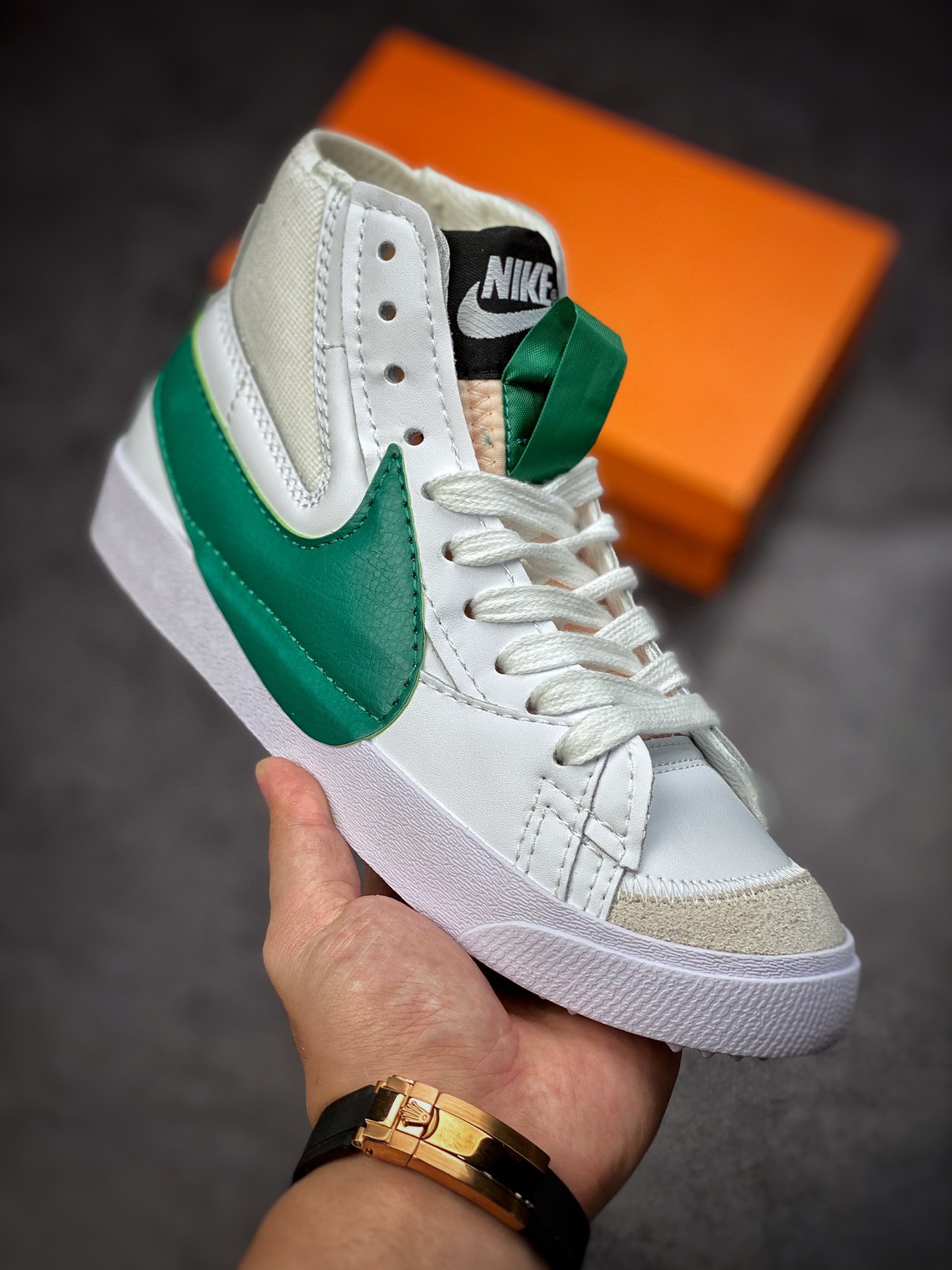 160 Nike Blazer Mid’77 Jumbo 白绿 经典百搭低帮开拓者休闲运动板鞋BQ4808-600