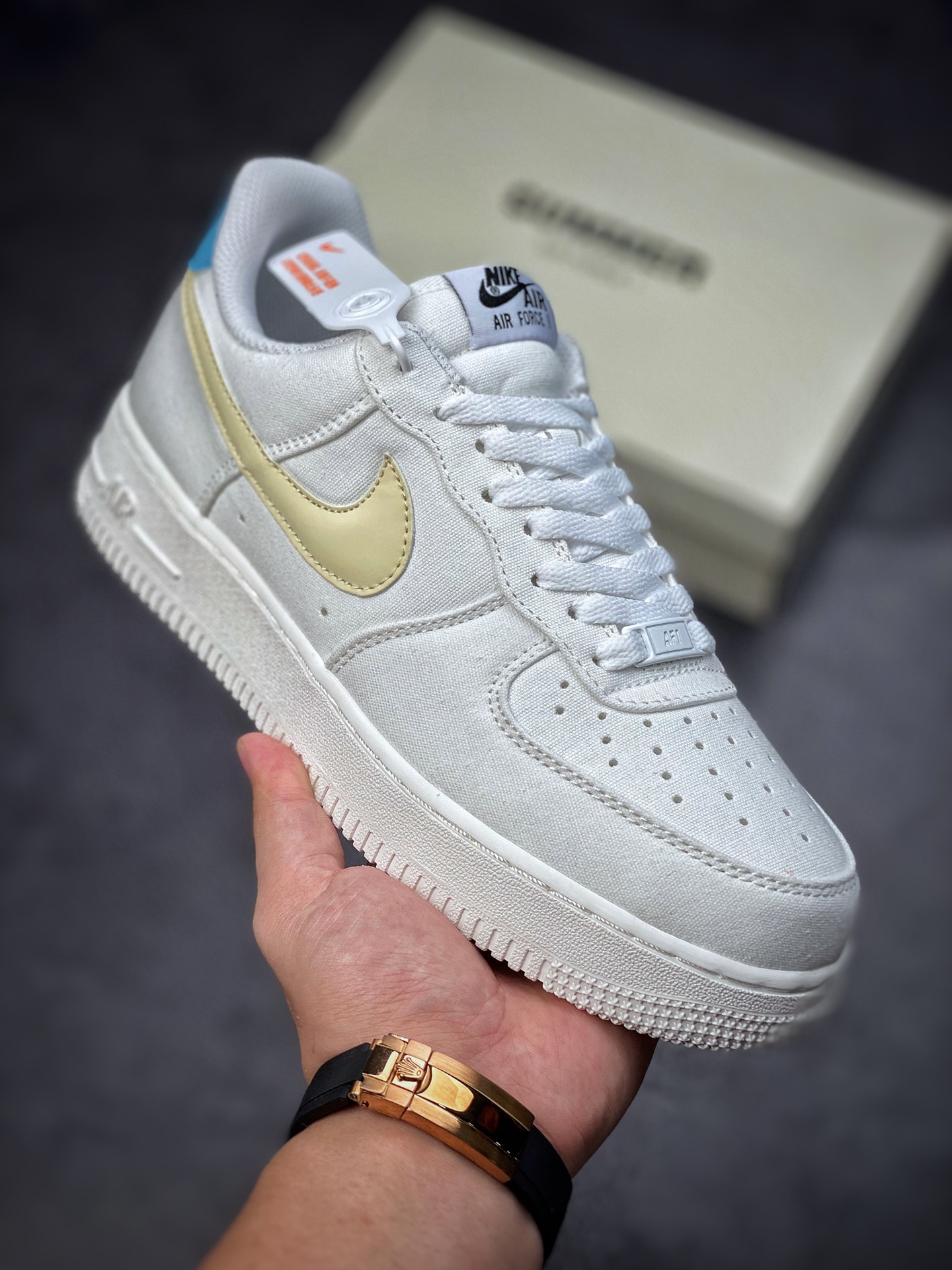 220 Nike Air Force 1 Low 07 帆布米白兰 DG2296-006