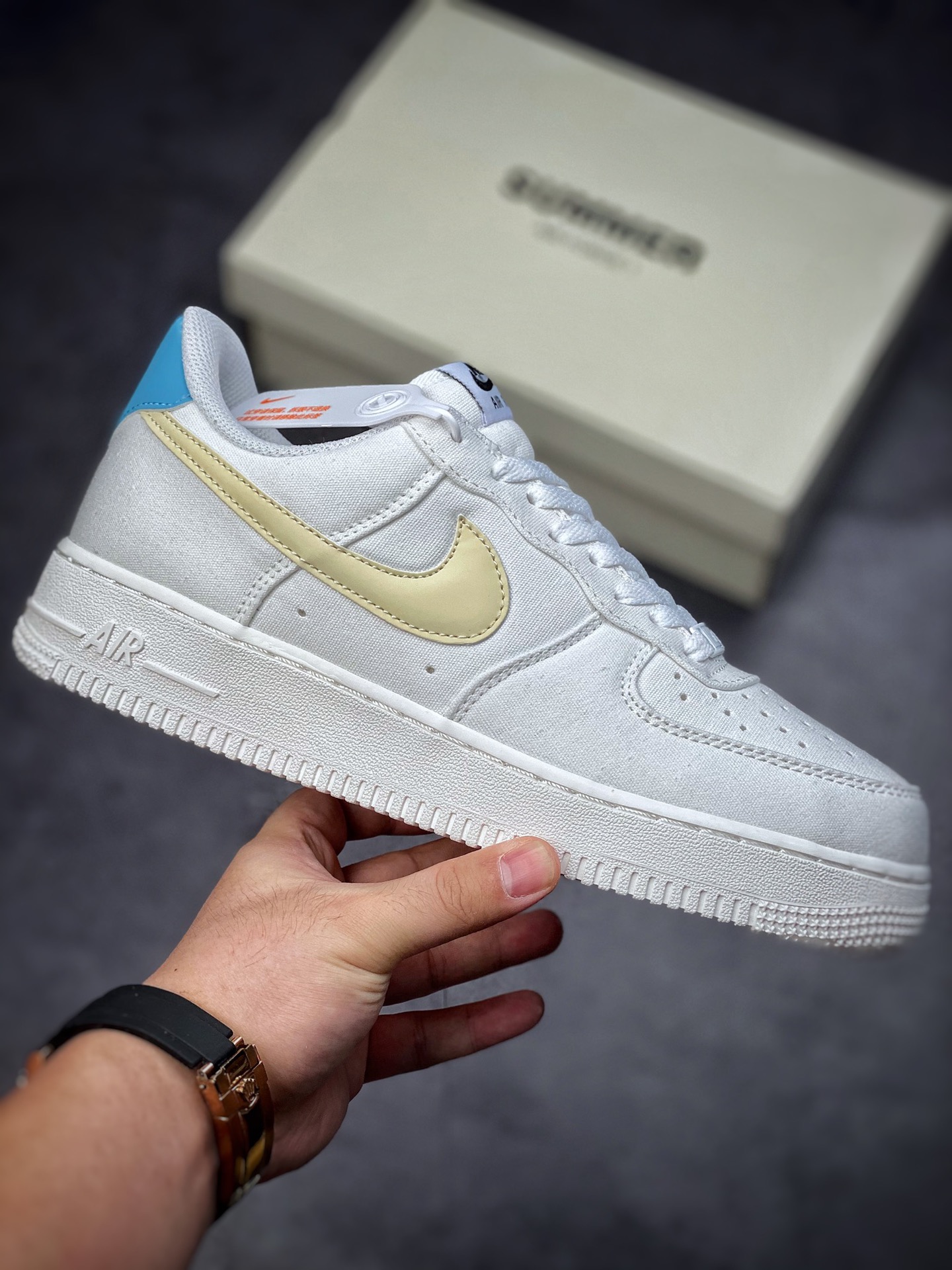 220 Nike Air Force 1 Low 07 帆布米白兰 DG2296-006