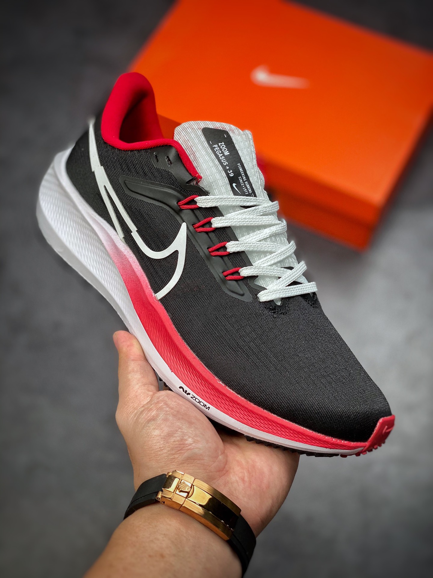 190 耐克Nike Zoom Pegasus 39代 超级飞马涡轮增压马拉松休闲运动慢跑鞋 DQ7871-001