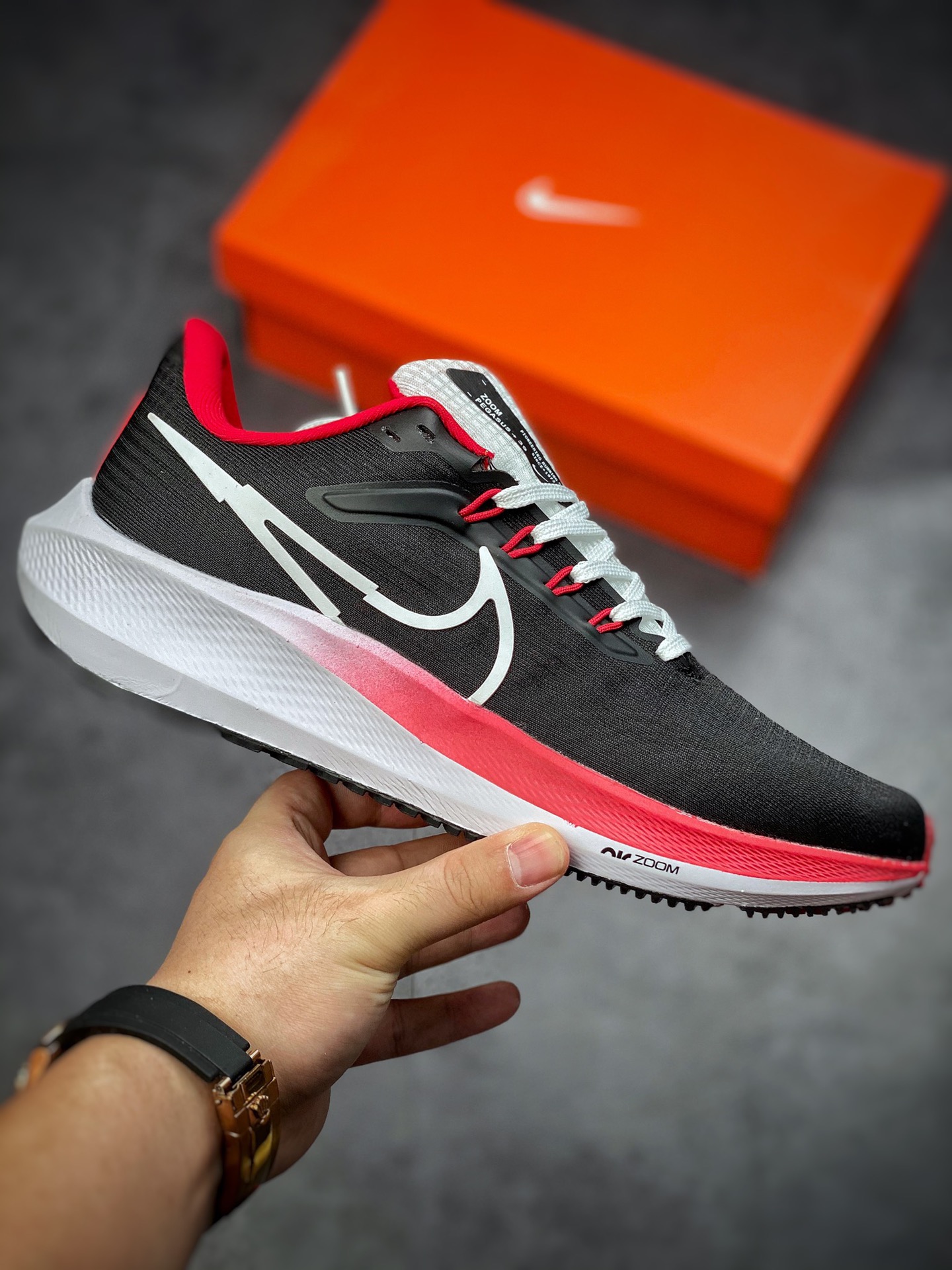 190 耐克Nike Zoom Pegasus 39代 超级飞马涡轮增压马拉松休闲运动慢跑鞋 DQ7871-001