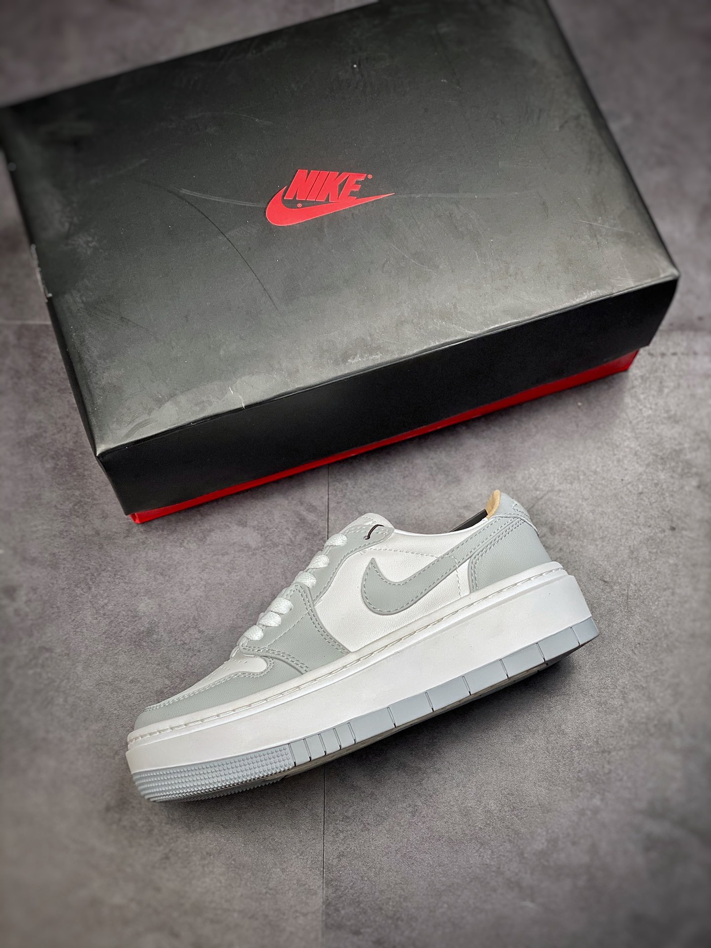 240 # 纯原版本 Air Jordan 1 Elevate Low SE”Wolf Grey” 烟灰配色 DH7004-100