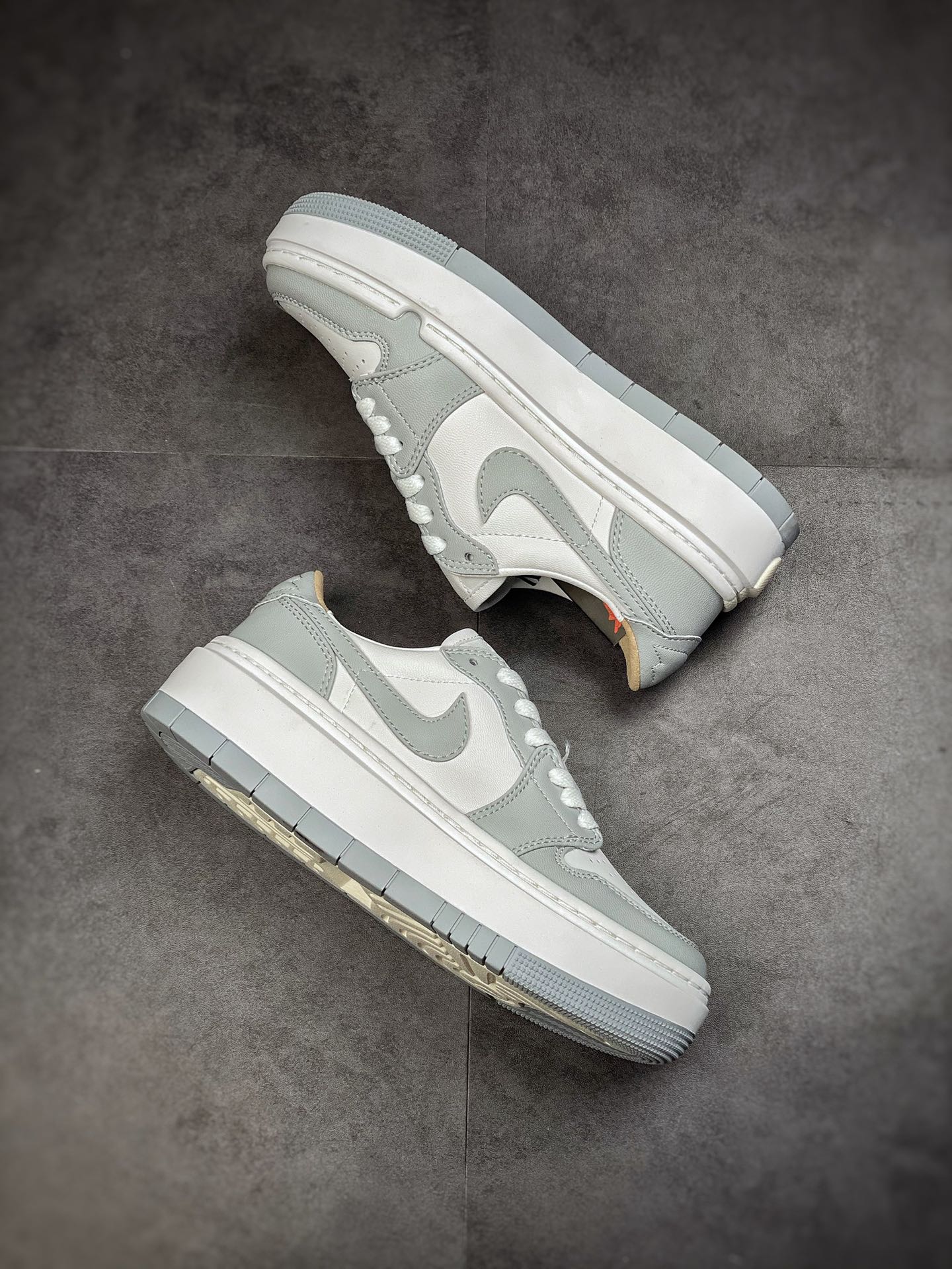 240 # 纯原版本 Air Jordan 1 Elevate Low SE”Wolf Grey” 烟灰配色 DH7004-100
