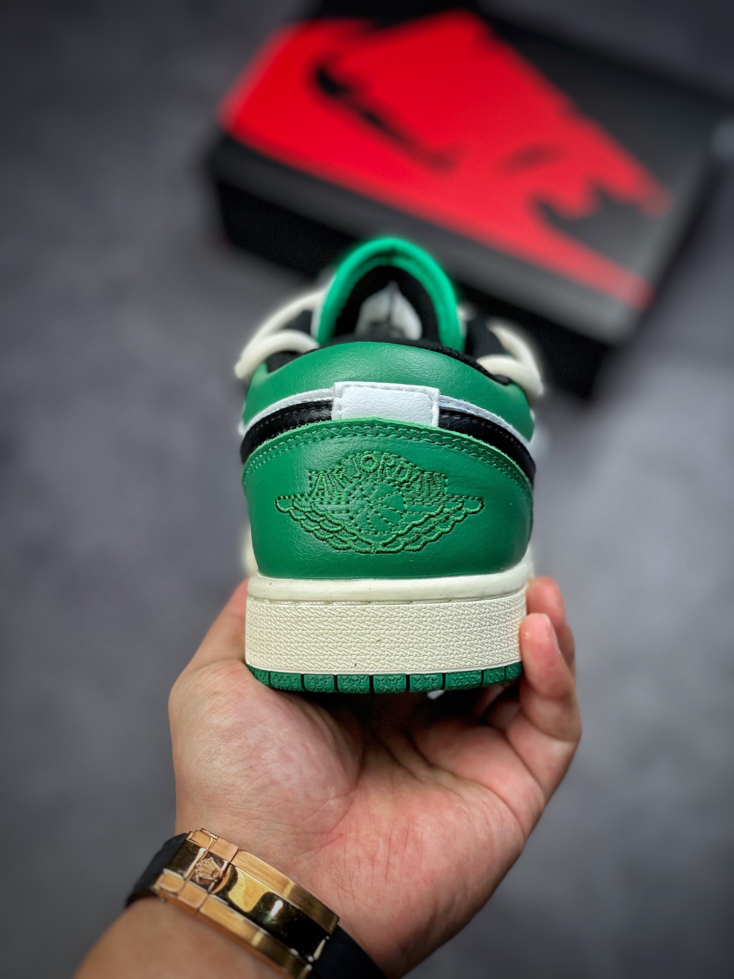 170 Air Jordan AJ1 Low 绿解构绑带 553558-113
