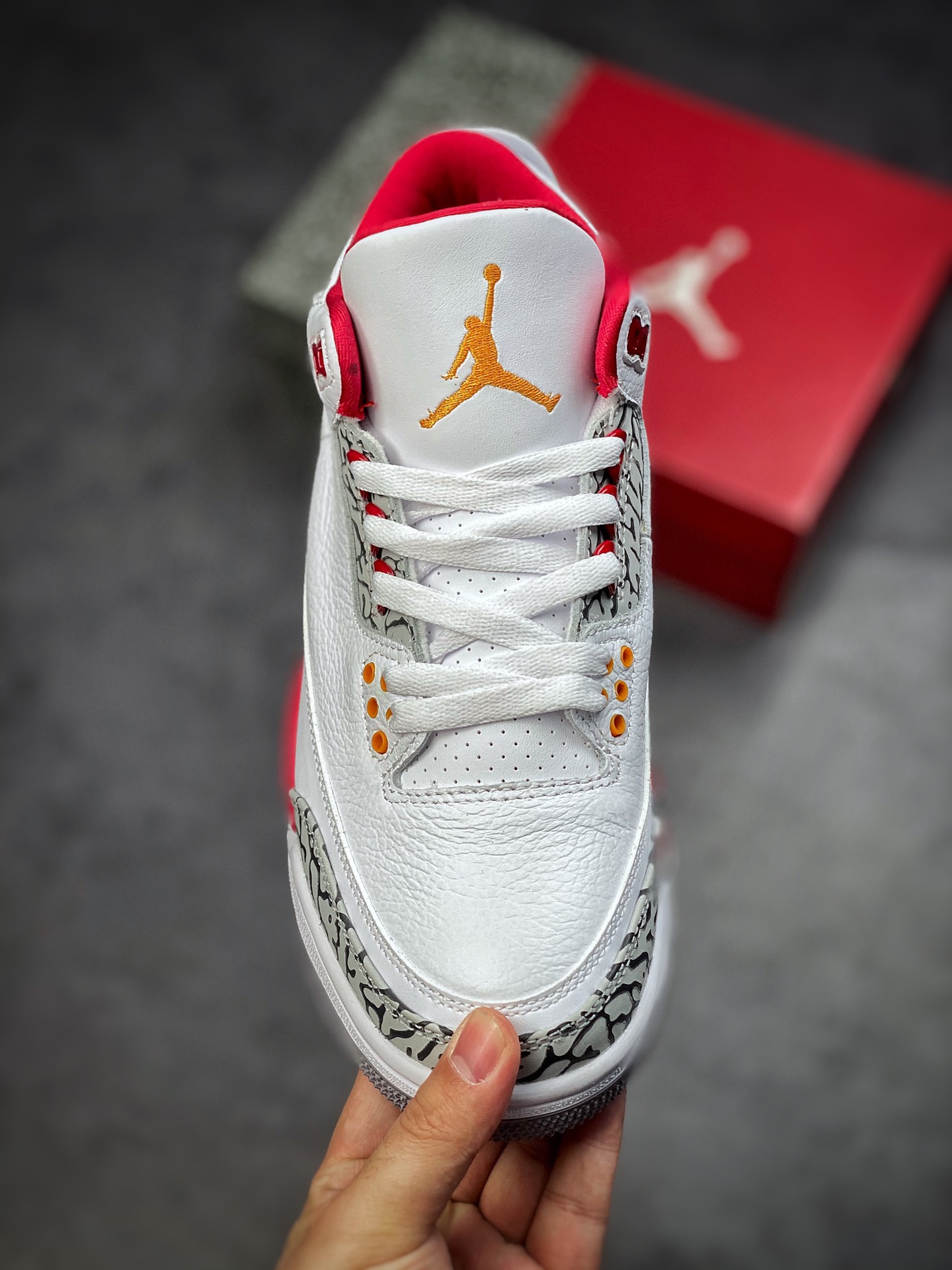 360 #纯原 Air Jordan 3 Retro ”Cardinal Red” 白酒红红雀配色CT8532-126