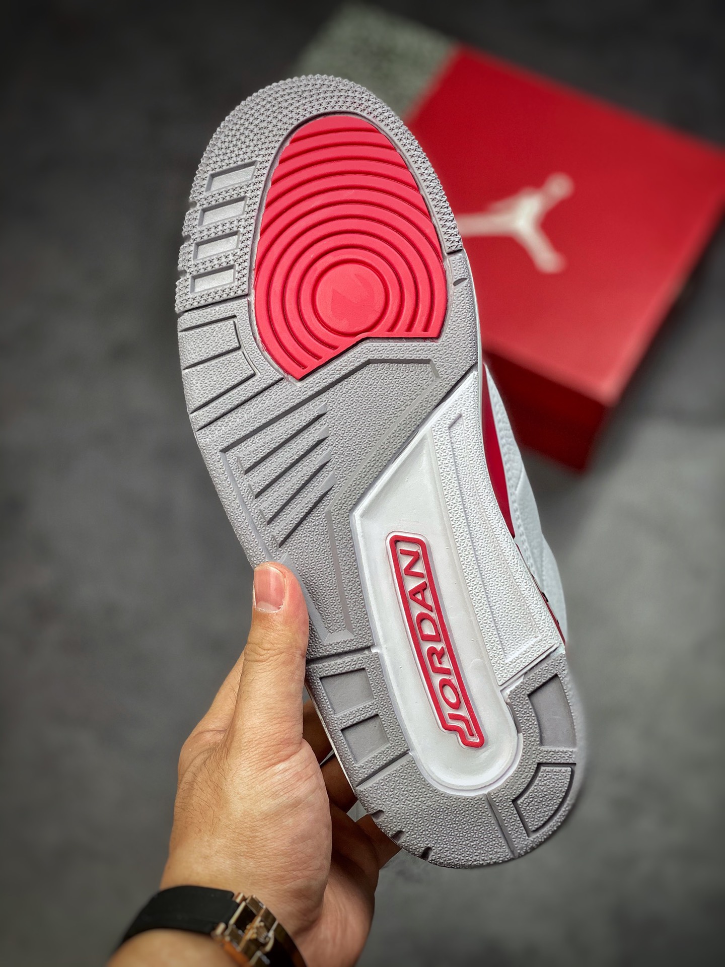 360 #纯原 Air Jordan 3 Retro ”Cardinal Red” 白酒红红雀配色CT8532-126