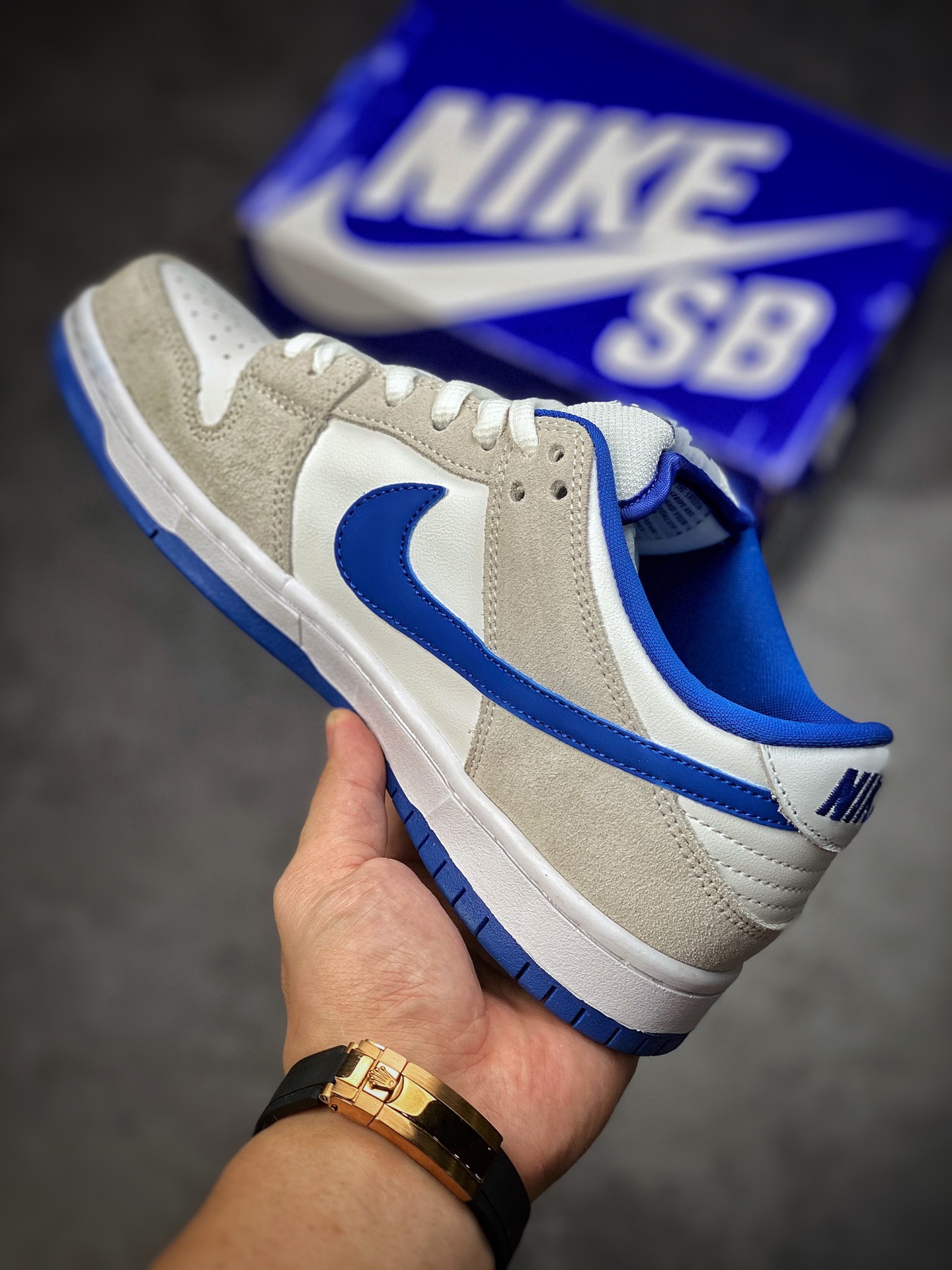260 Nike SB Dunk low 元年复刻 白灰皇家蓝 304292-040