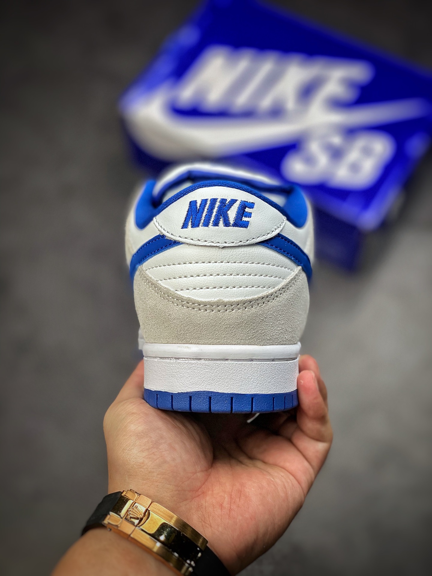 260 Nike SB Dunk low 元年复刻 白灰皇家蓝 304292-040