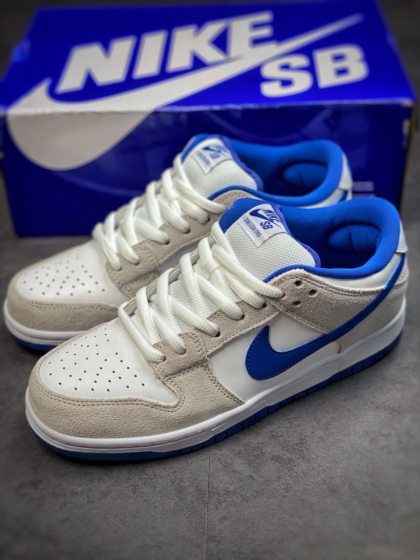 260 Nike SB Dunk low 元年复刻 白灰皇家蓝 304292-040