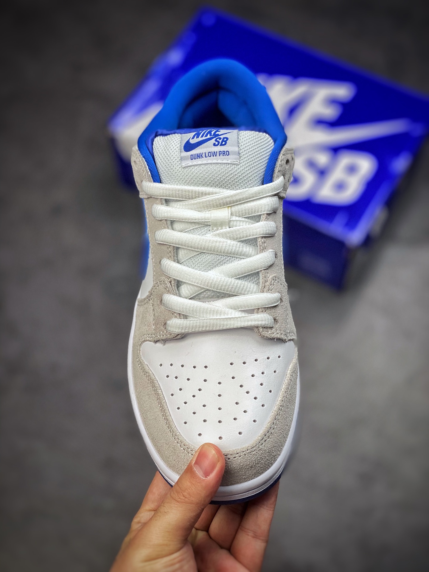 260 Nike SB Dunk low 元年复刻 白灰皇家蓝 304292-040