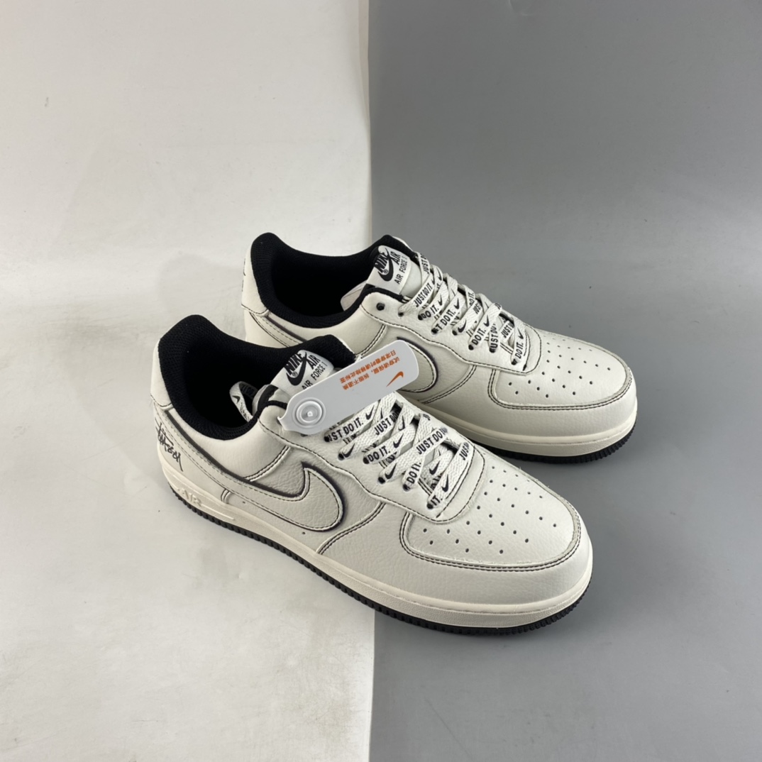 P260 Stussy x Nike Air Force 1 Low 斯图西联名空军一号米黑反光板鞋 UN1635-702