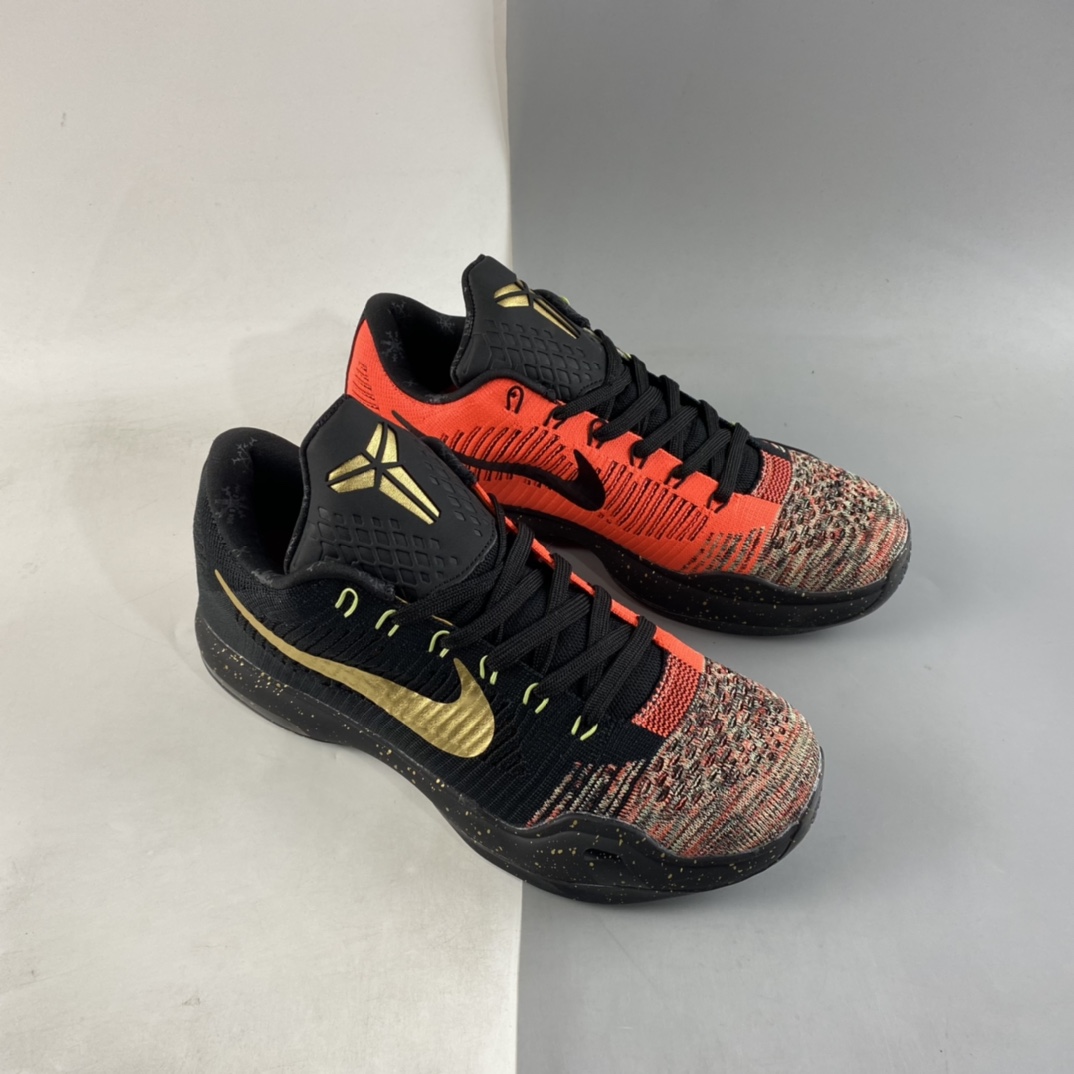 P260 Nike Kobe 10 Elite Christmas 五冠王圣诞节 科比10代专业实战篮球鞋 802560-076