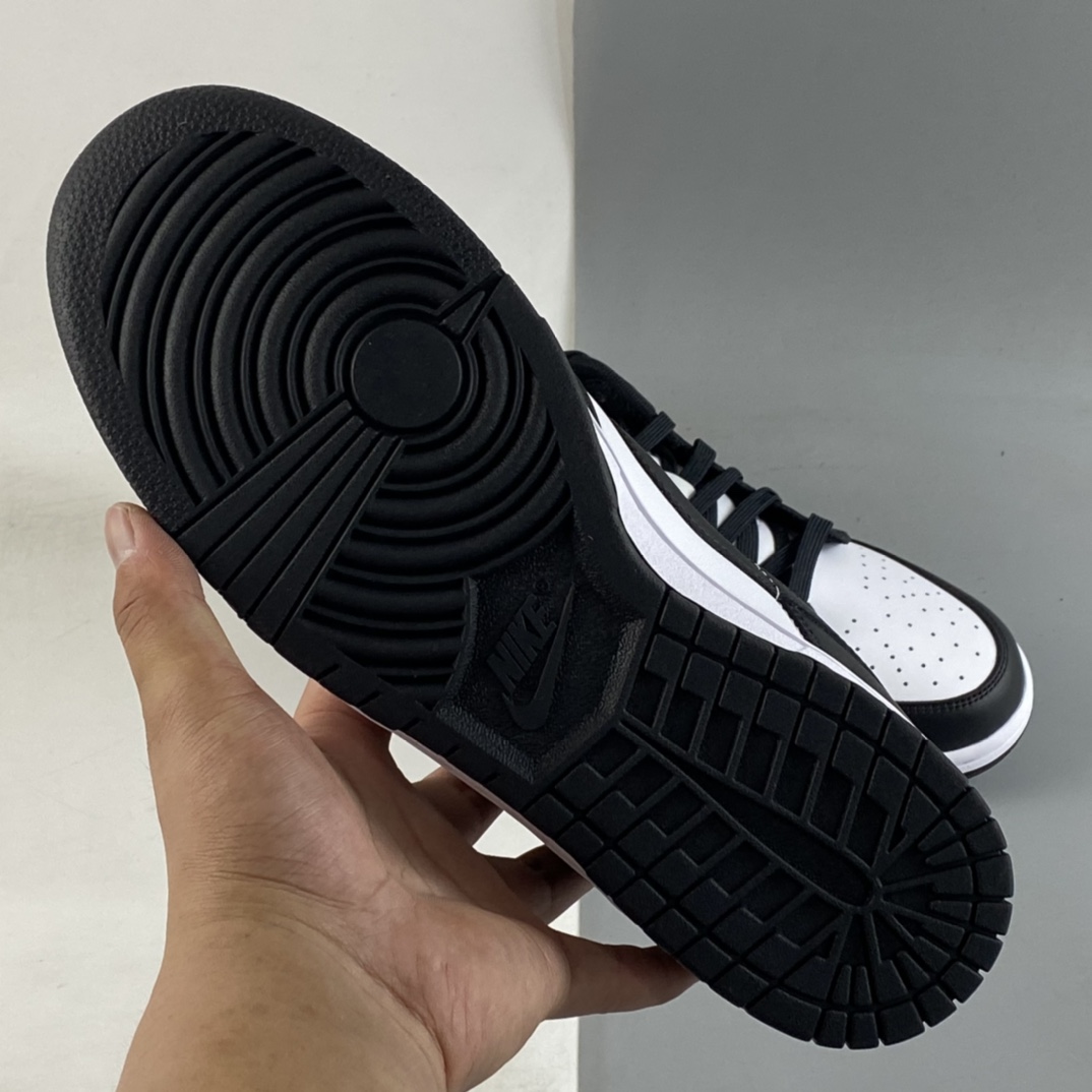 P320 纯原版本 Nike SB Dunk Low 黑白熊猫头层休闲板鞋 DD1391-100