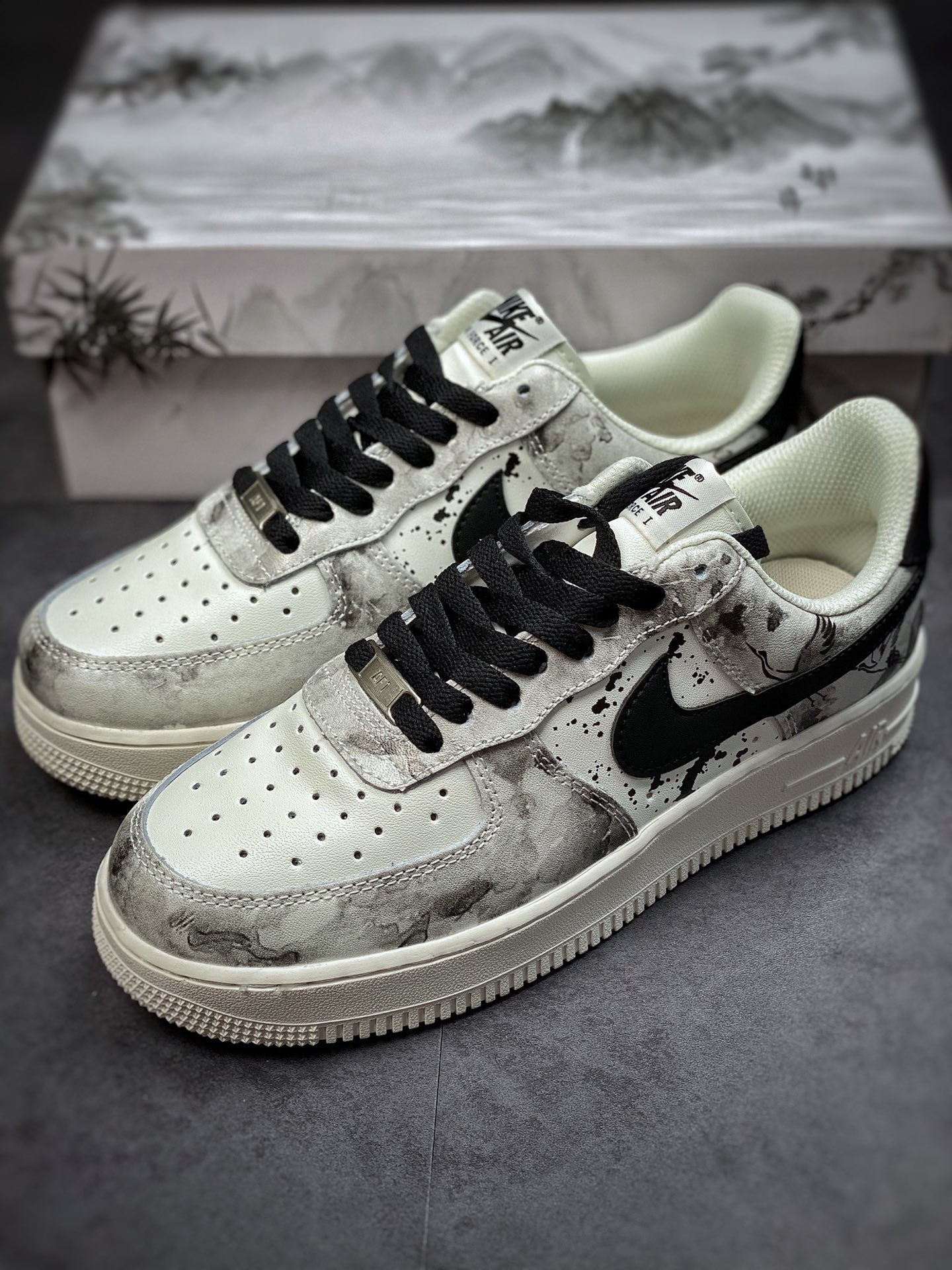 170 Nike Air Force 1 Low 07 山水墨画 CW2288-111