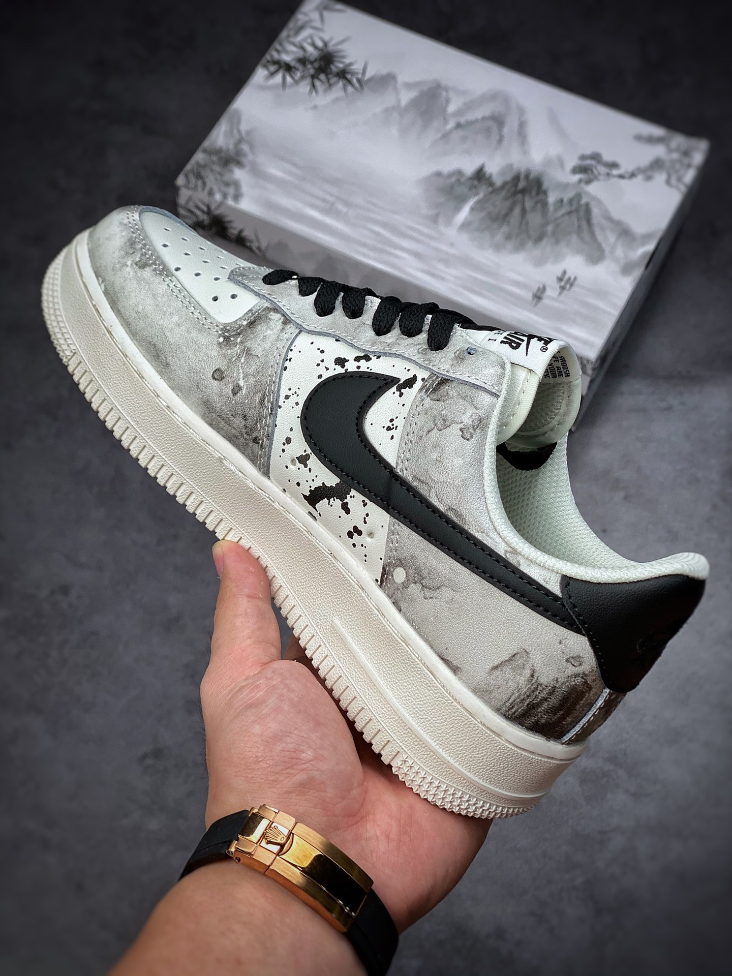 170 Nike Air Force 1 Low 07 山水墨画 CW2288-111