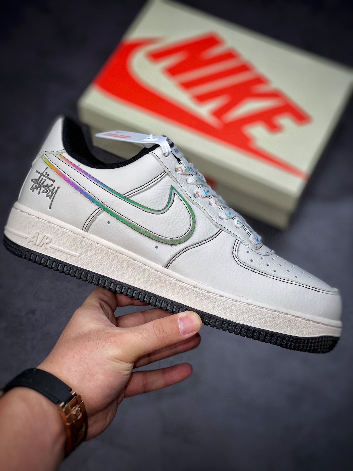 260 Nike Air Force 1 Low 07 x Stussy 斯图西联名 UN1635-702