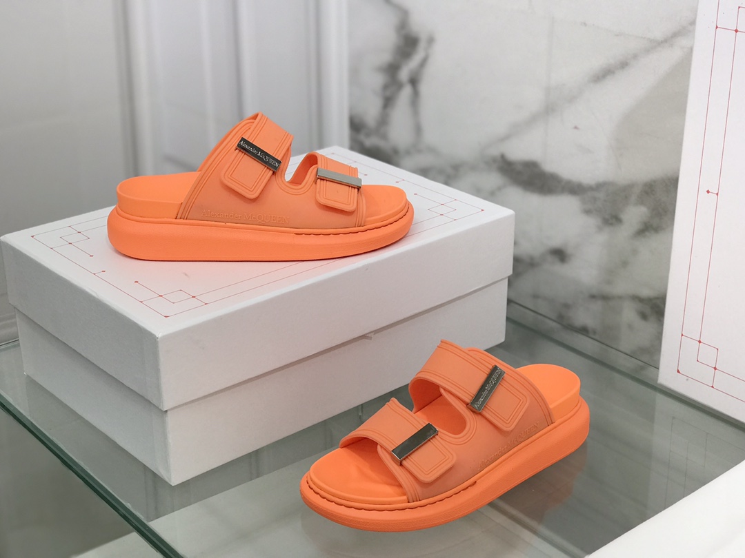“McQun/Alexander McQueen Candy-Coloured Slippers – High-End Replica Review” - 图片 2