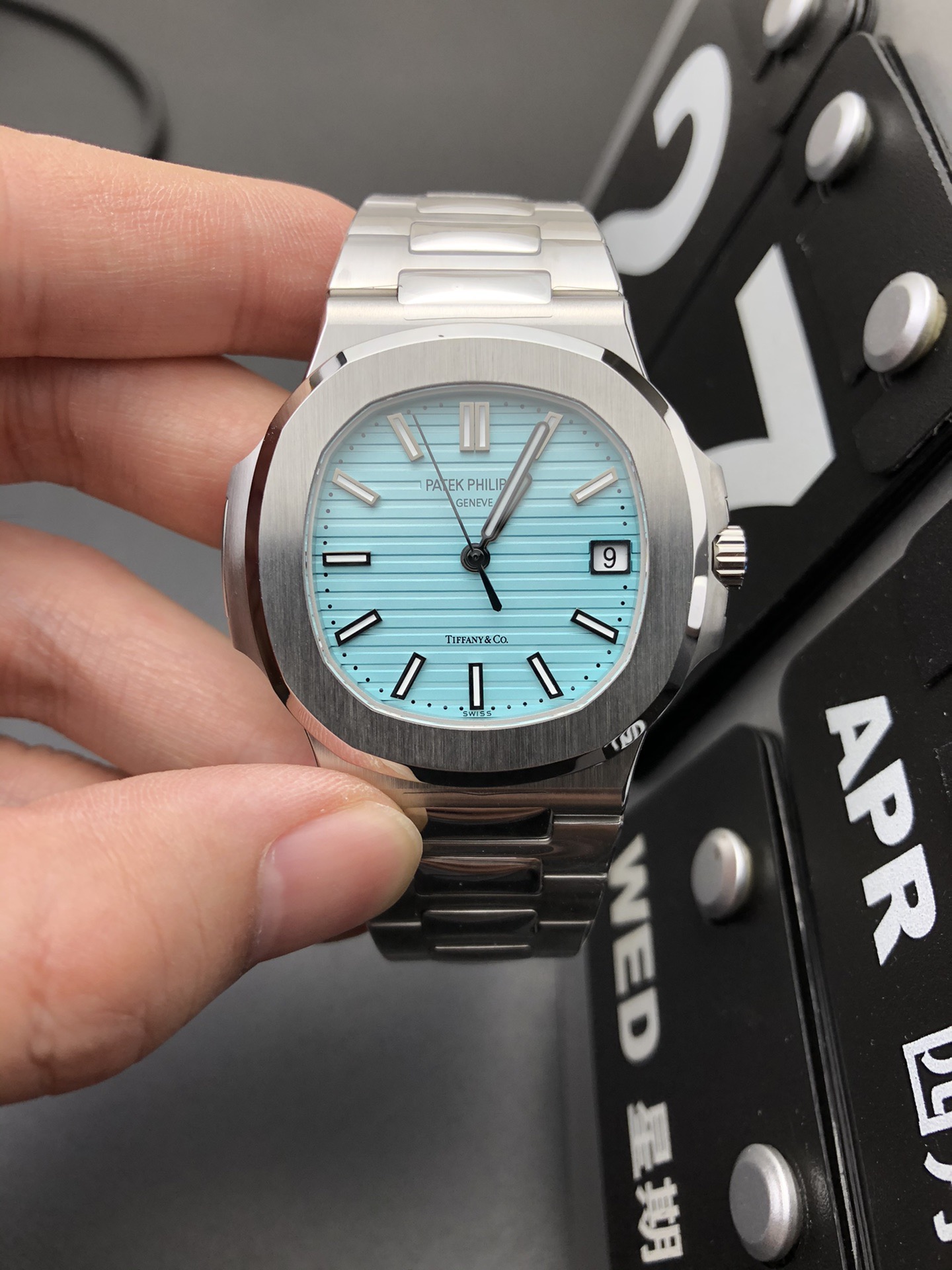 Fotos reales de Tiffany Blue Nautilus enviadas