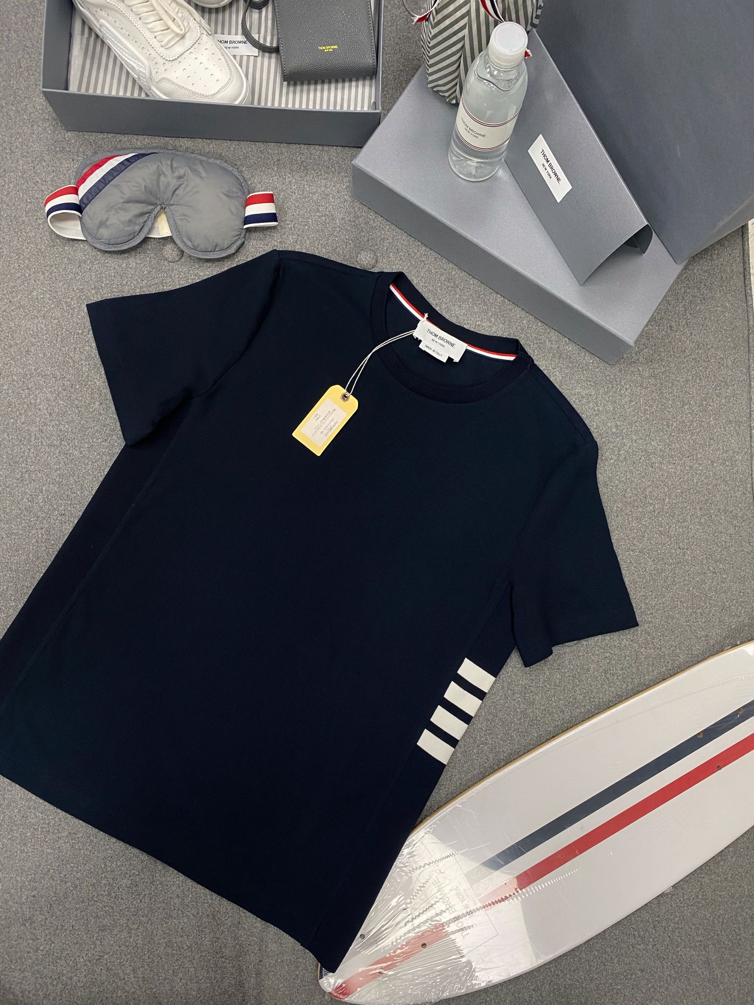 Thom Browne Ropa Camiseta Empalme Algodón Colección de verano Manga corta