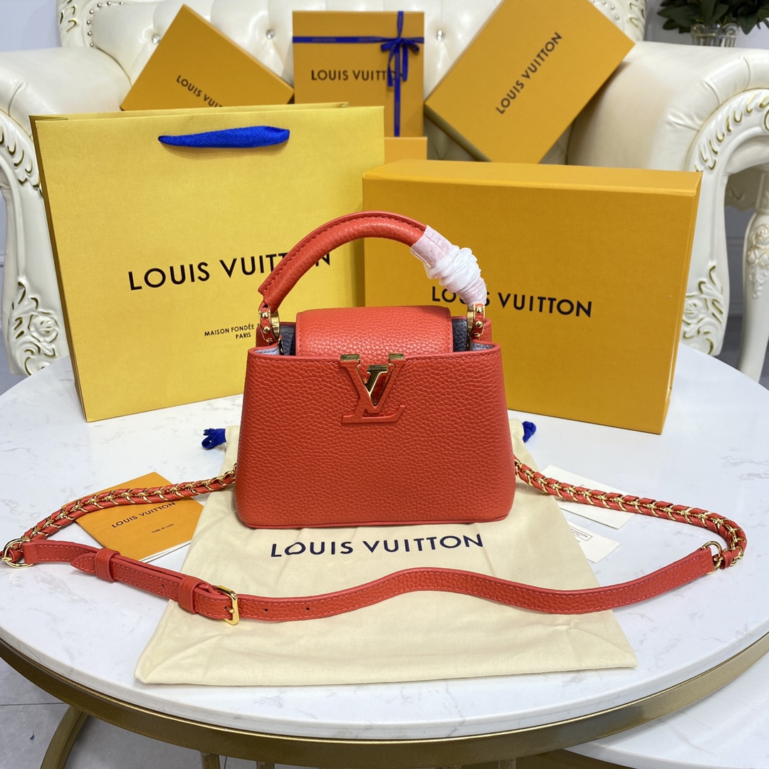 Louis Vuitton LV Capucines Sale
 Bags Handbags Splicing Cowhide Snake Skin M59653