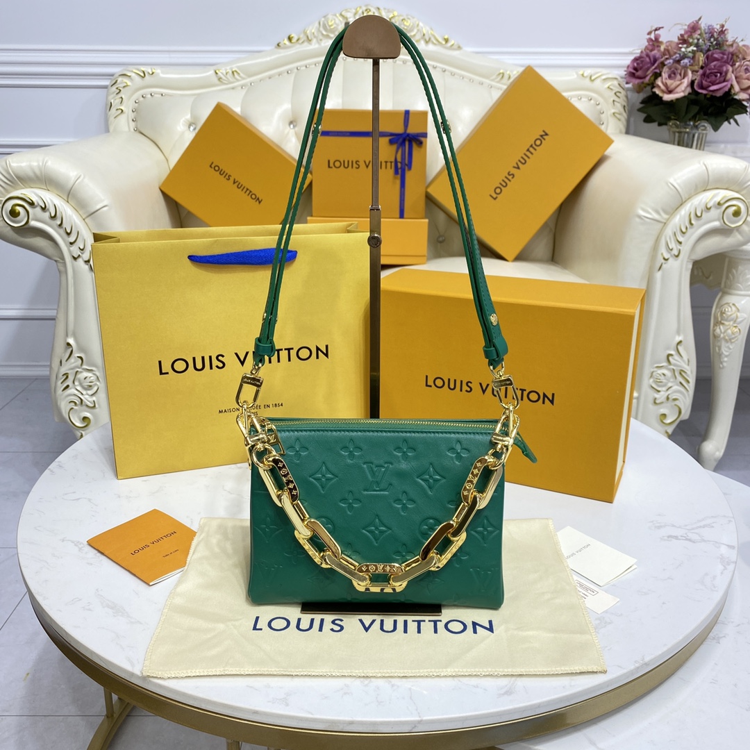 Louis Vuitton LV Coussin Bags Handbags Apricot Color Black Blue Green Silver White Sheepskin Spring/Summer Collection Baguette