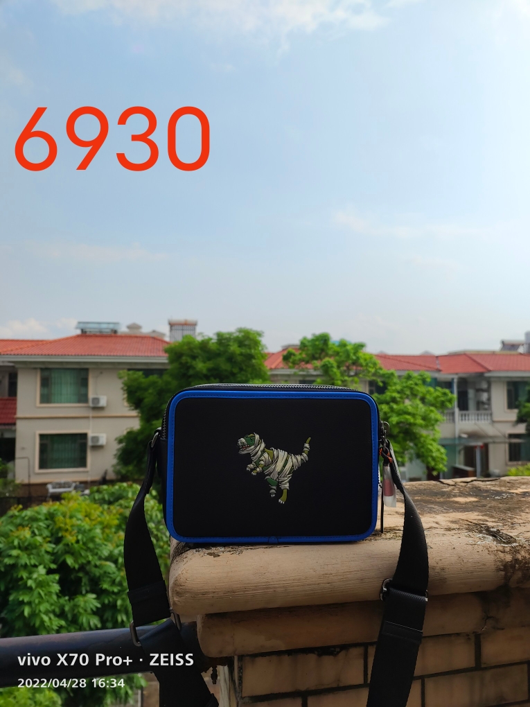 Coach 货号6930 COA**男士新款Charter通勤恐龙相机包 和出差提供便携舒适的体验 这款公整有型的斜挎包采用满版的大马车logo 和 的皮革制作 带有2个特色拉链隔层 内置容量足够强大 尺寸：24*16*7 cm