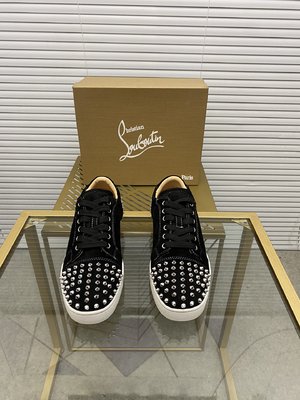 Christian Louboutin Skateboard Shoes website to buy replica Red Unisex Genuine Leather TPU Casual