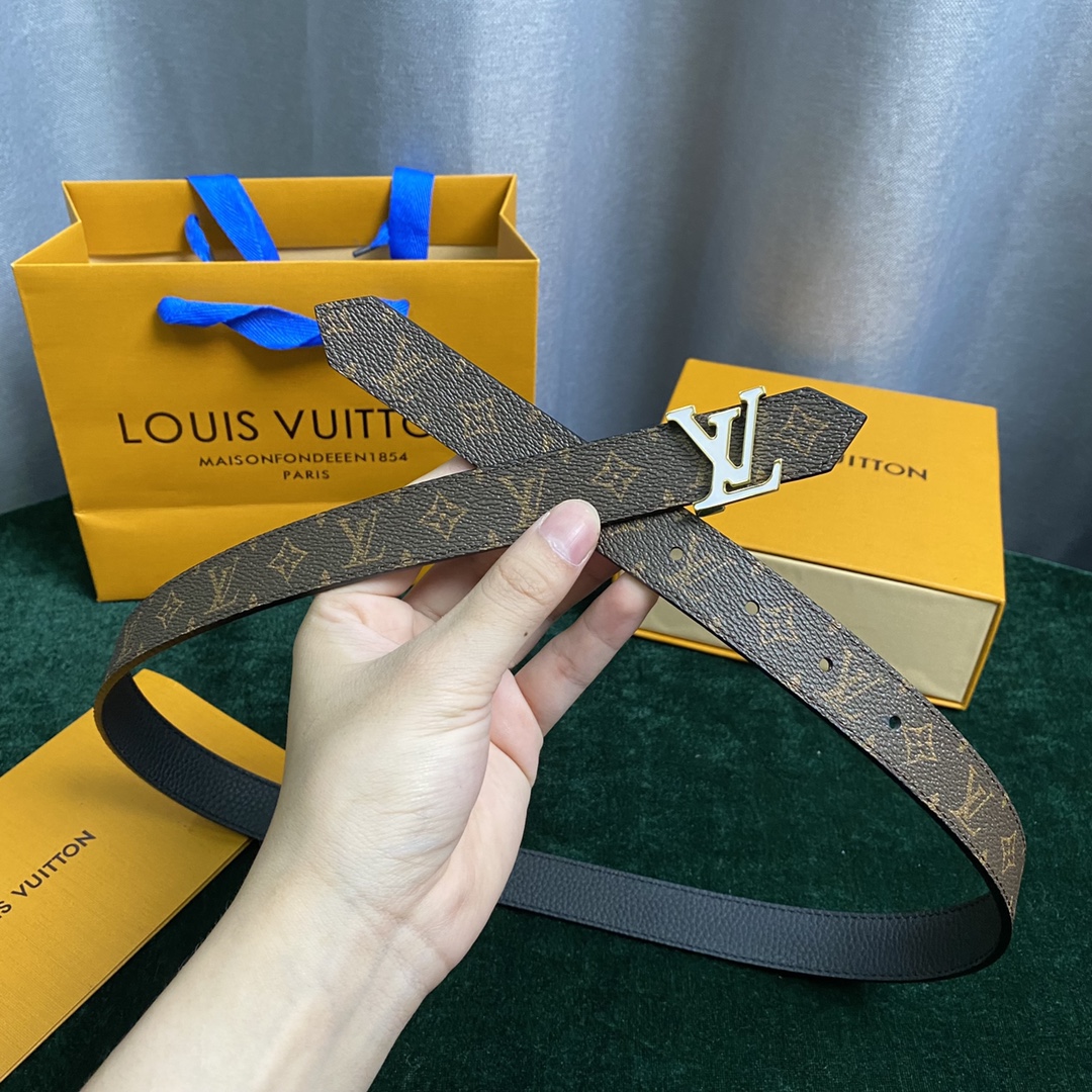 Louis Vuitton Belts Women Calfskin Cowhide