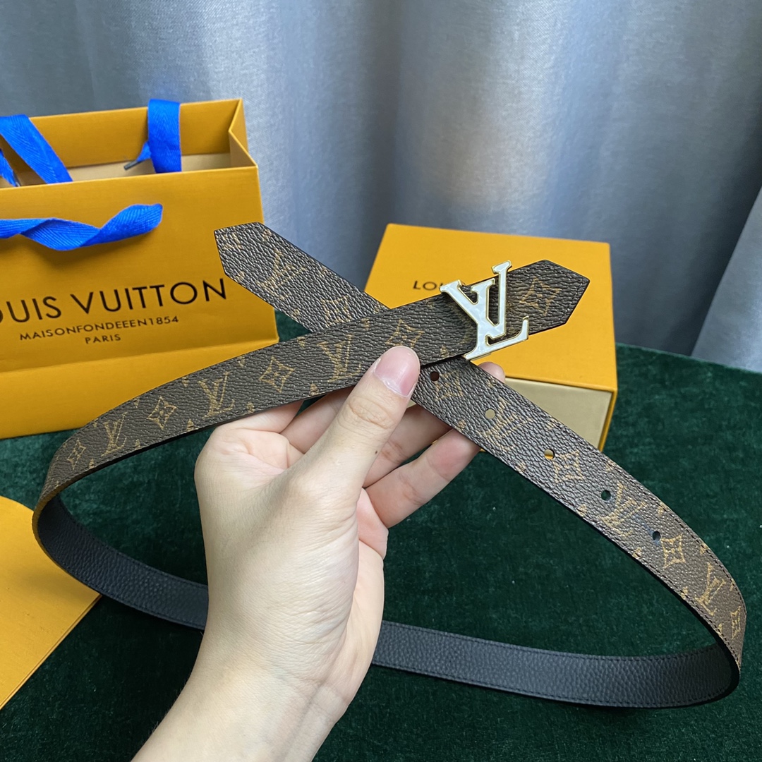 Louis Vuitton Belts Women Calfskin Cowhide