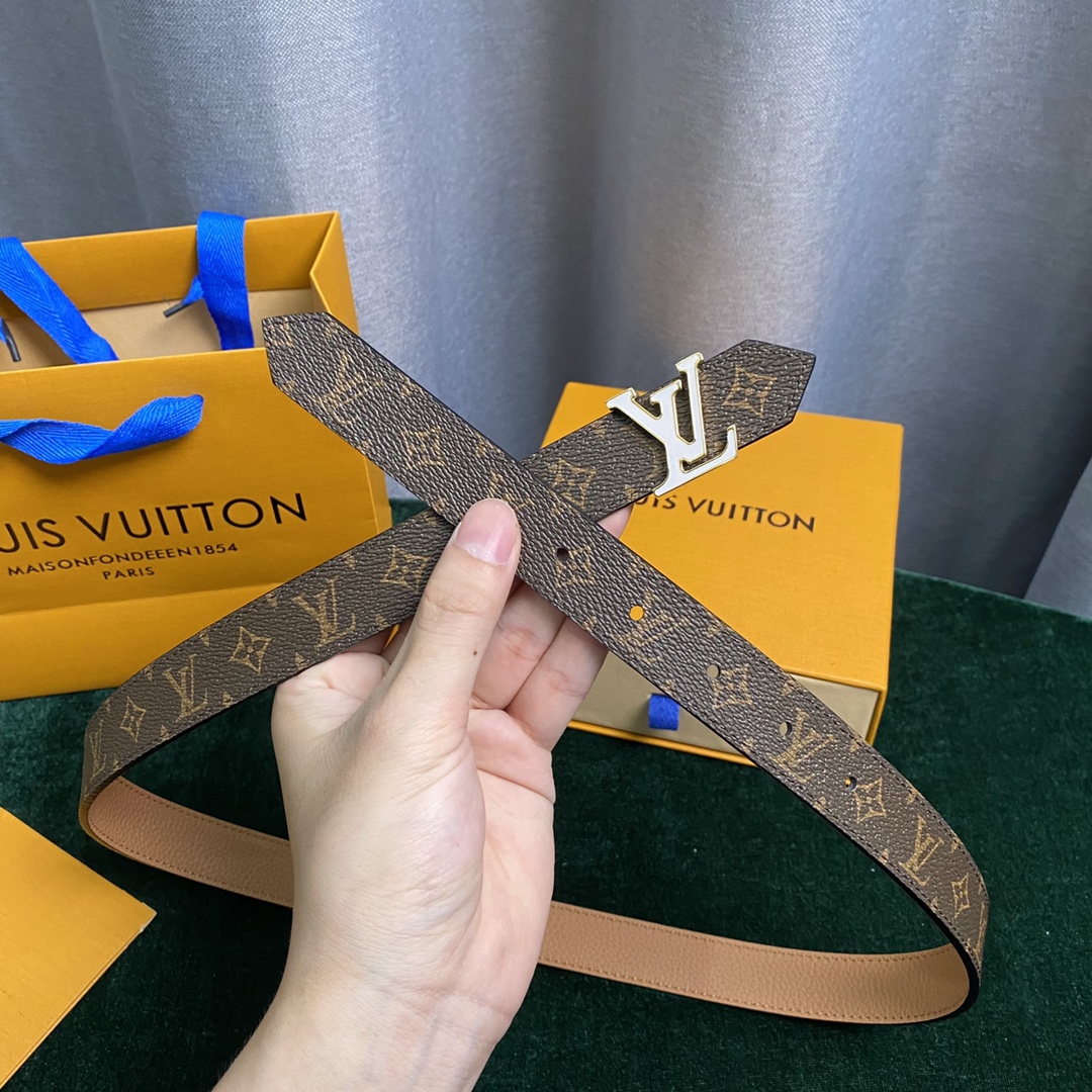 Louis Vuitton Belts Women Calfskin Cowhide