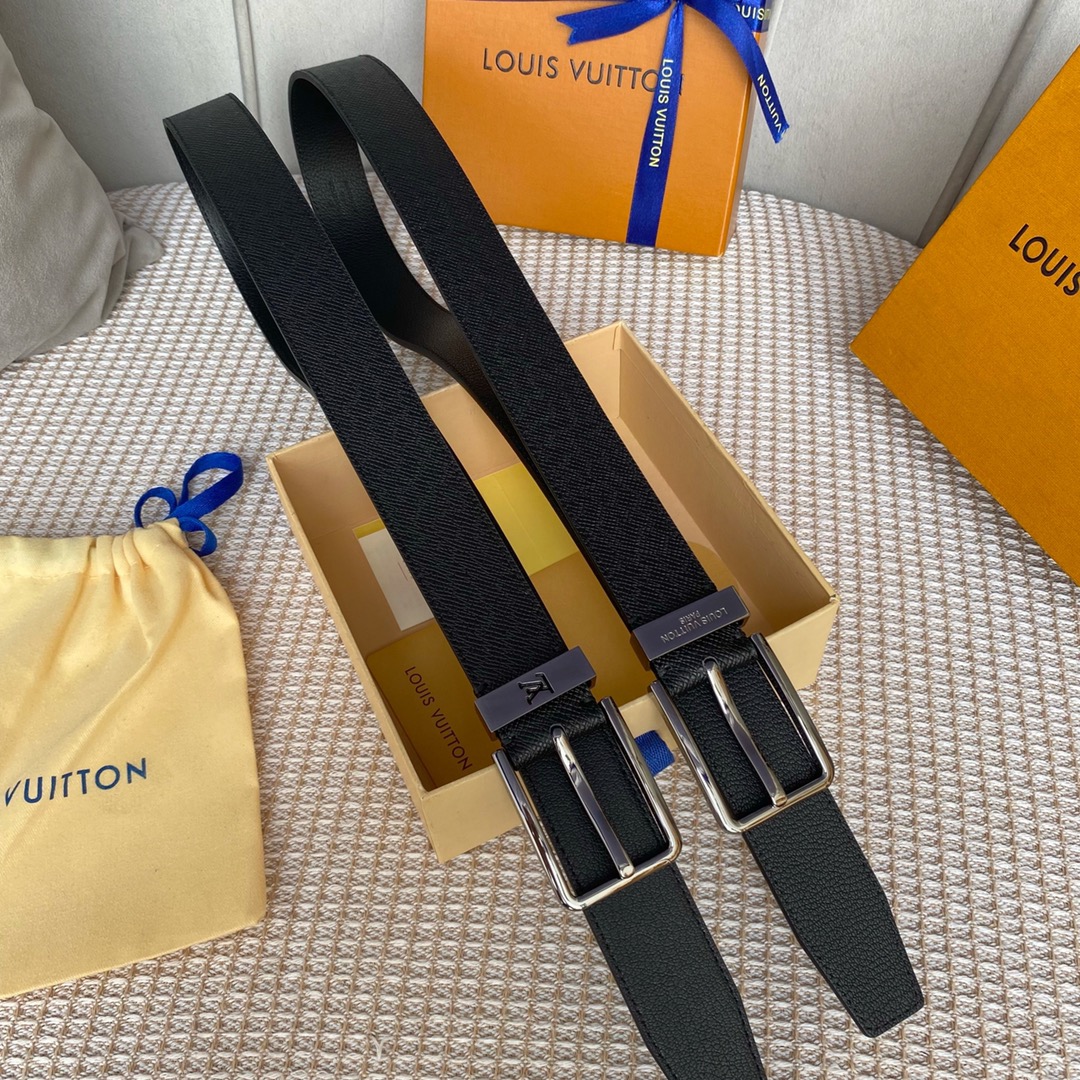 Luxury Fashion Replica Designers
 Louis Vuitton Belts Same as Original
 Men Calfskin Cowhide