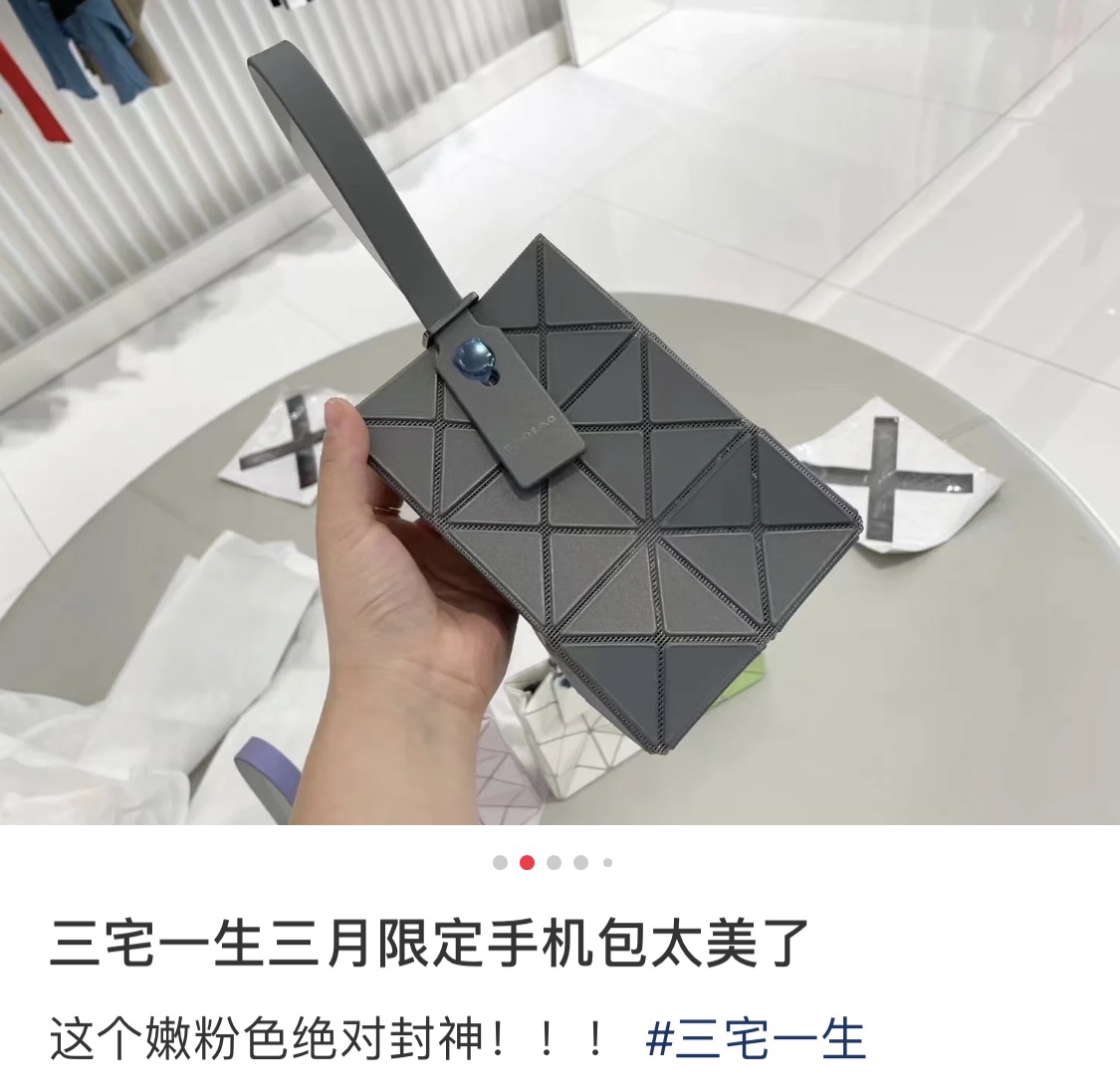 三宅一生Issey Miyake手机包AG607