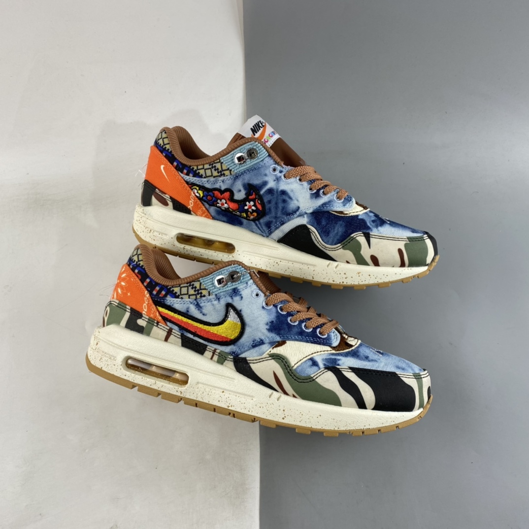 P200 Concepts x Nike Air Max 1 SP 联名款 半掌气垫复古跑步鞋 DN1803-900