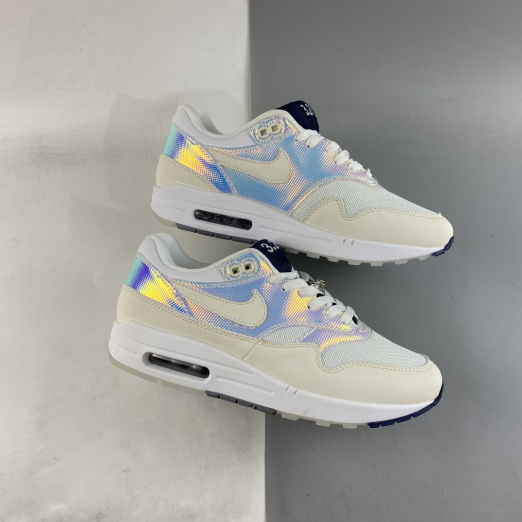 P240 Nike Air Max 1 "La Ville Lumière" 彩虹渐变 光之城 半掌气垫复古跑步鞋 DQ9326-100