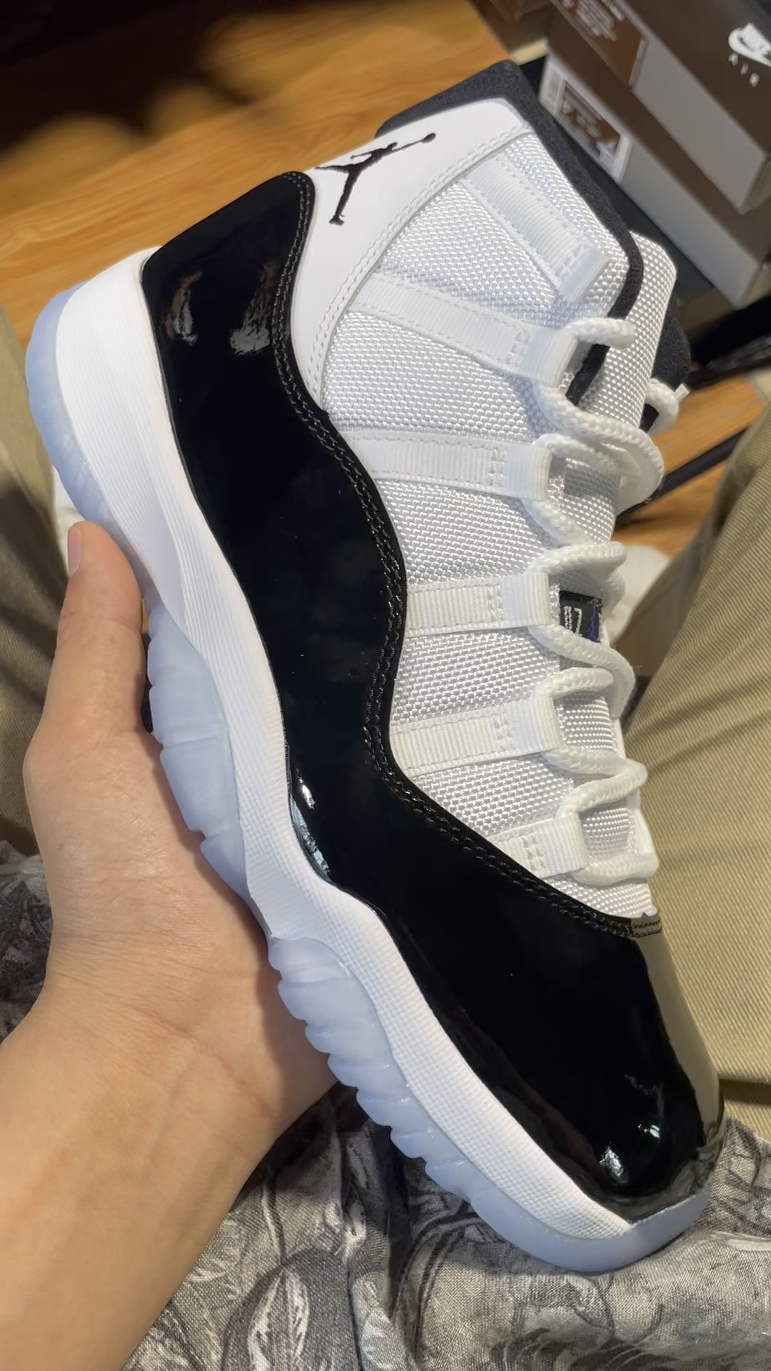 AJ11黑白康扣尺码40.5-47.