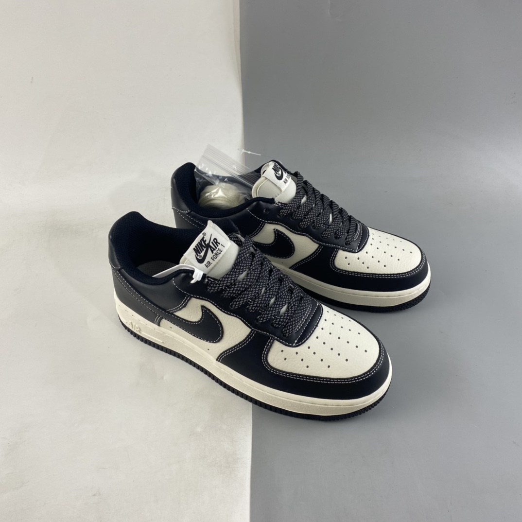 P240 Nike Air Force 1’07 Low 米黑马克线 休闲板鞋 MN5696-896