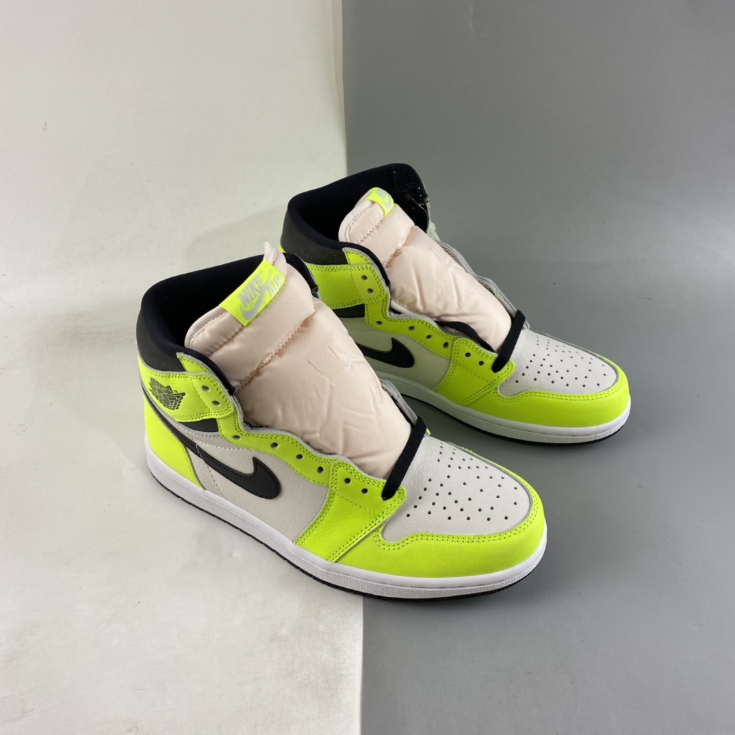 P400 Air Jordan 1 High OG "Volt" AJ1 乔1全新荧光绿 555088-702