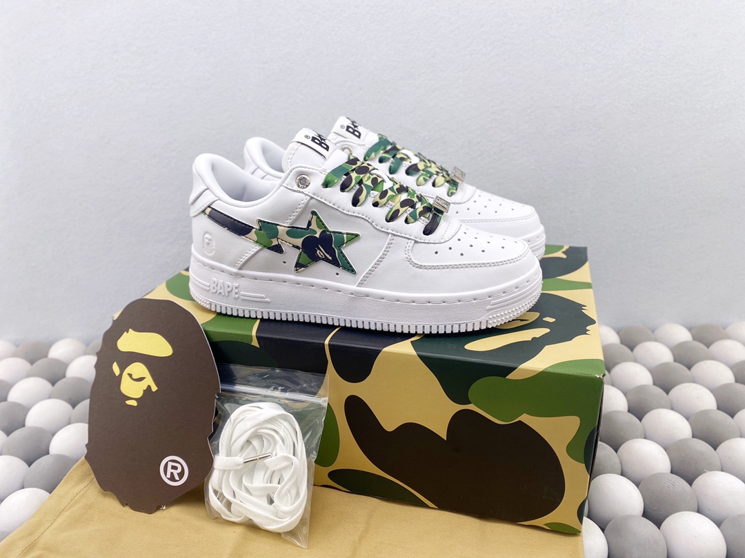 ¡BAPE STA LOW camuflaje blanco puro! Versión económica ¡El mejor lote en términos de rentabilidad! Talla: 36 38 40 41 4…