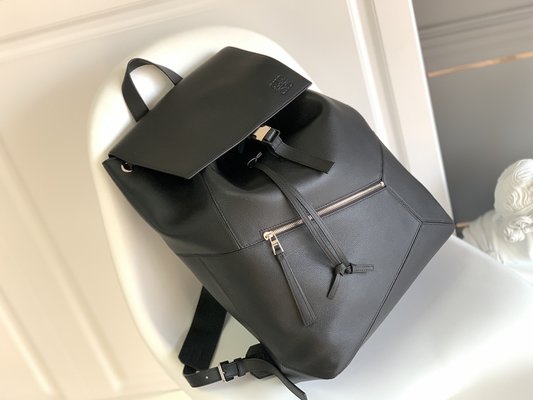 Practical And Versatile Replica Designer Loewe Puzzle Bags Backpack Calfskin Cotton Cowhide