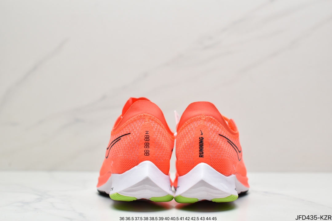 170 耐克Nike Zoomx Streakfly Proto 低帮跑步鞋白黑橙 DH9275