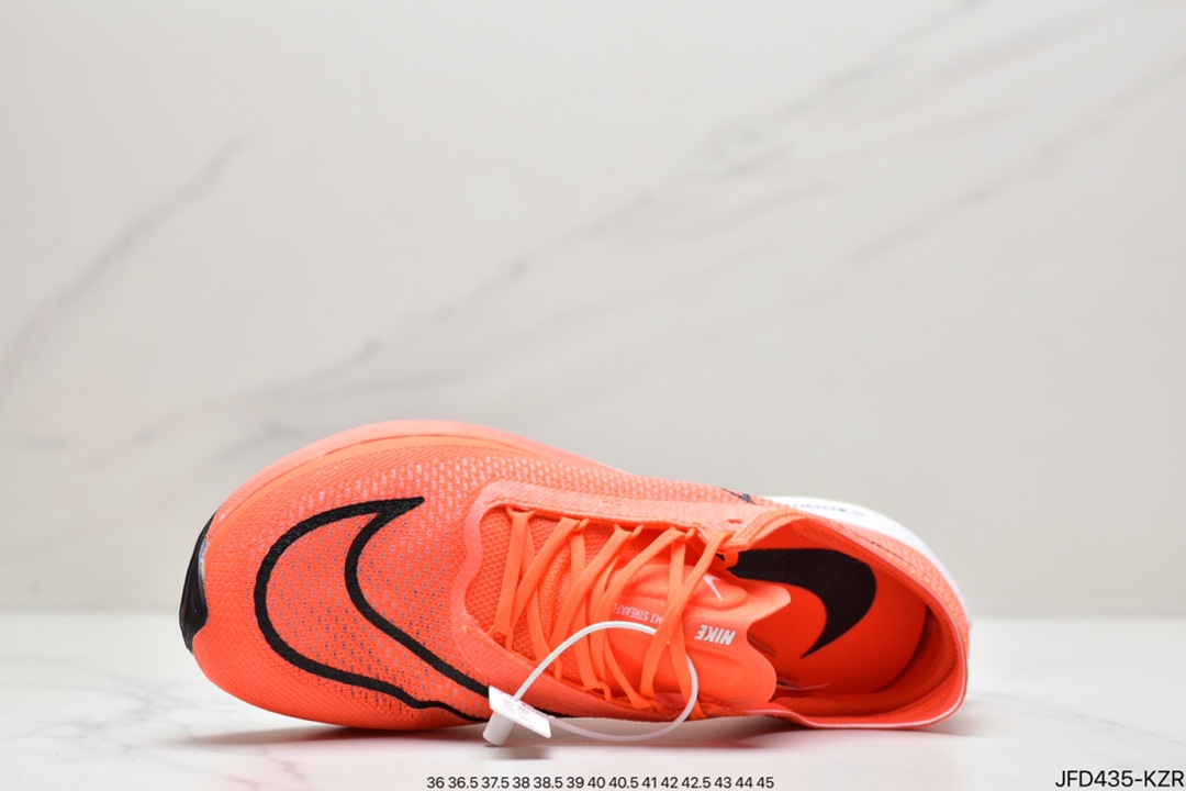170 耐克Nike Zoomx Streakfly Proto 低帮跑步鞋白黑橙 DH9275