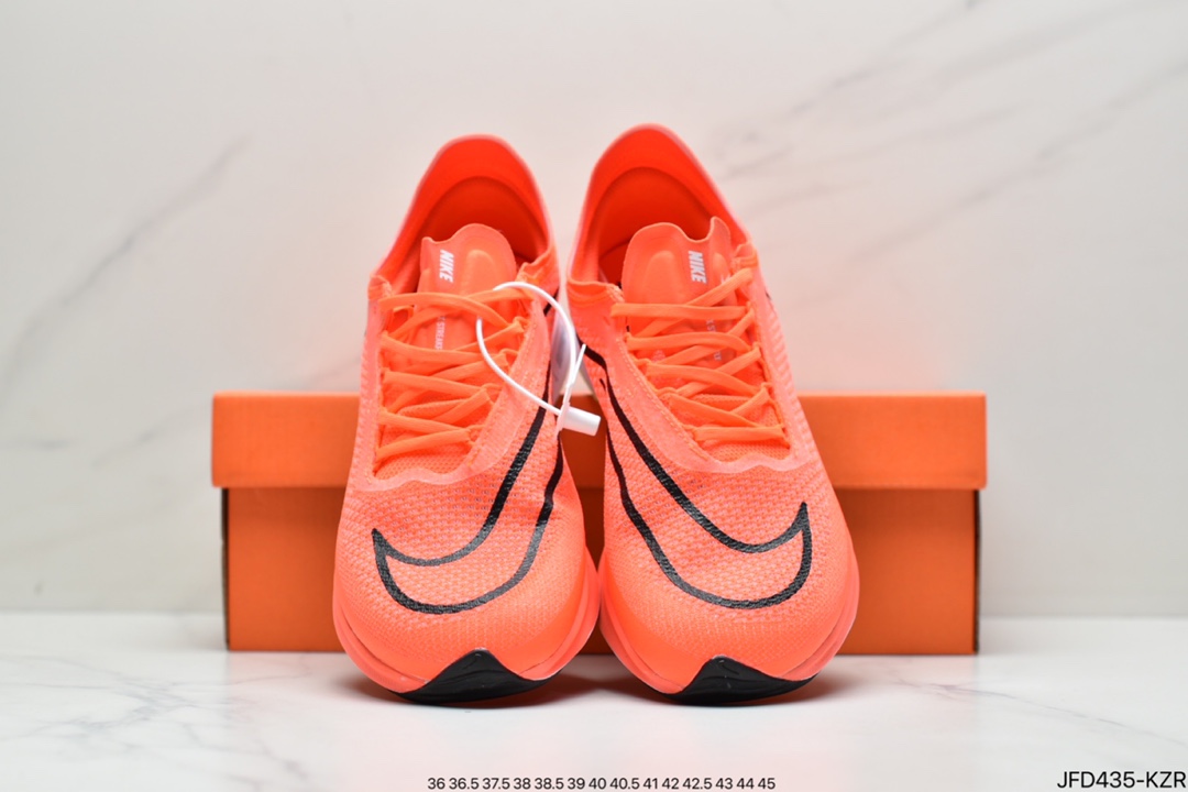 170 耐克Nike Zoomx Streakfly Proto 低帮跑步鞋白黑橙 DH9275