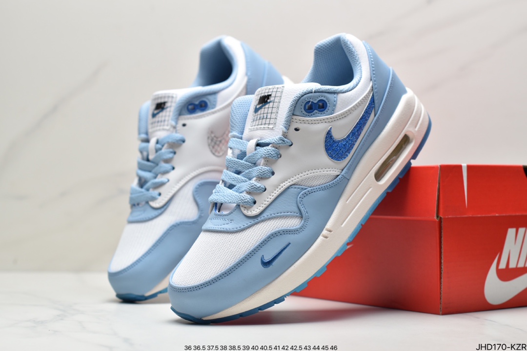 190 Air Max 1 PRM 白绿 半掌气垫复古跑步鞋DB5074-100