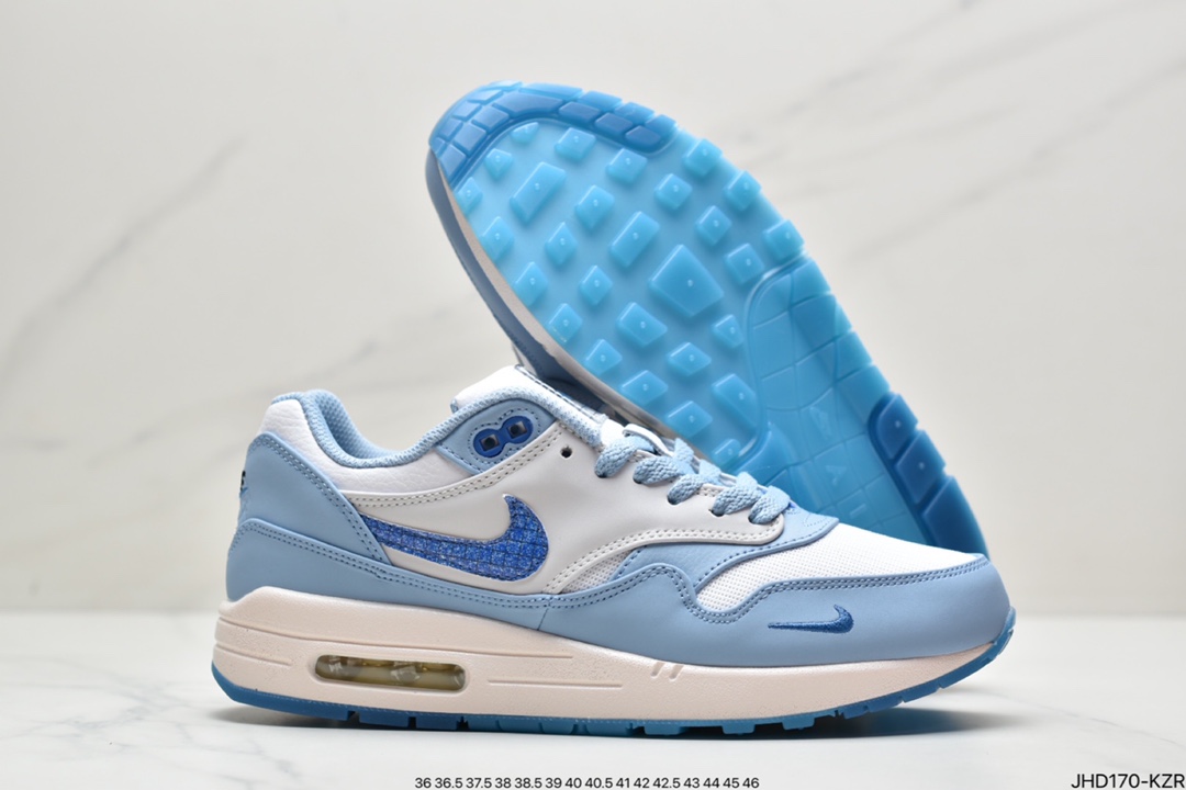 190 Air Max 1 PRM 白绿 半掌气垫复古跑步鞋DB5074-100