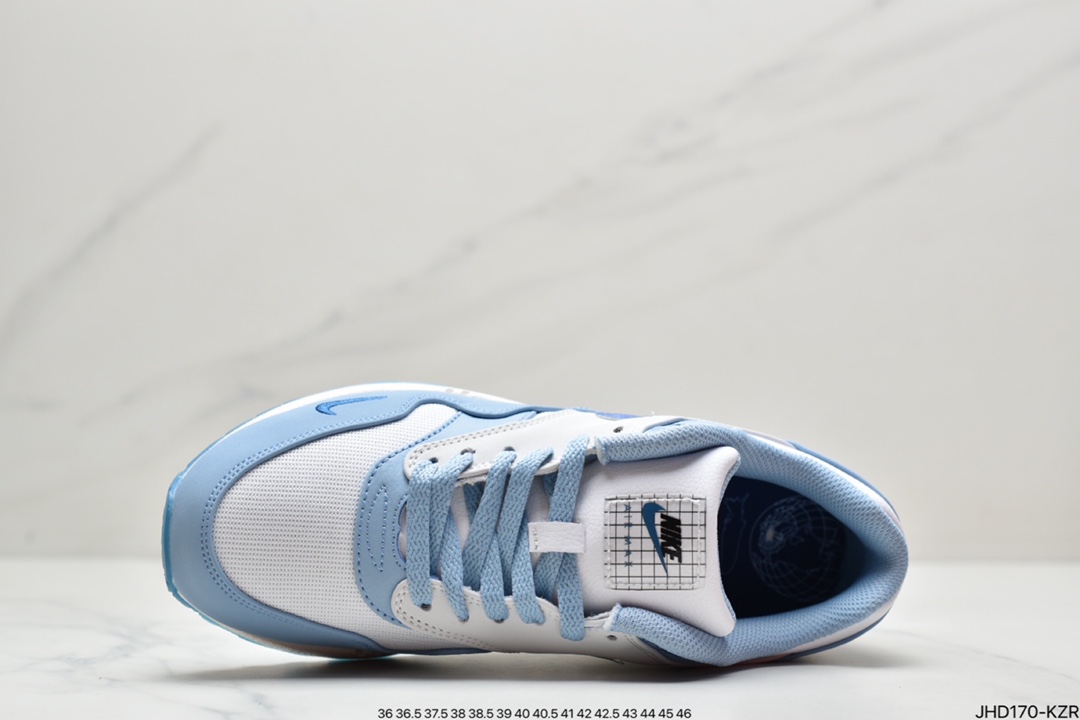 190 Air Max 1 PRM 白绿 半掌气垫复古跑步鞋DB5074-100