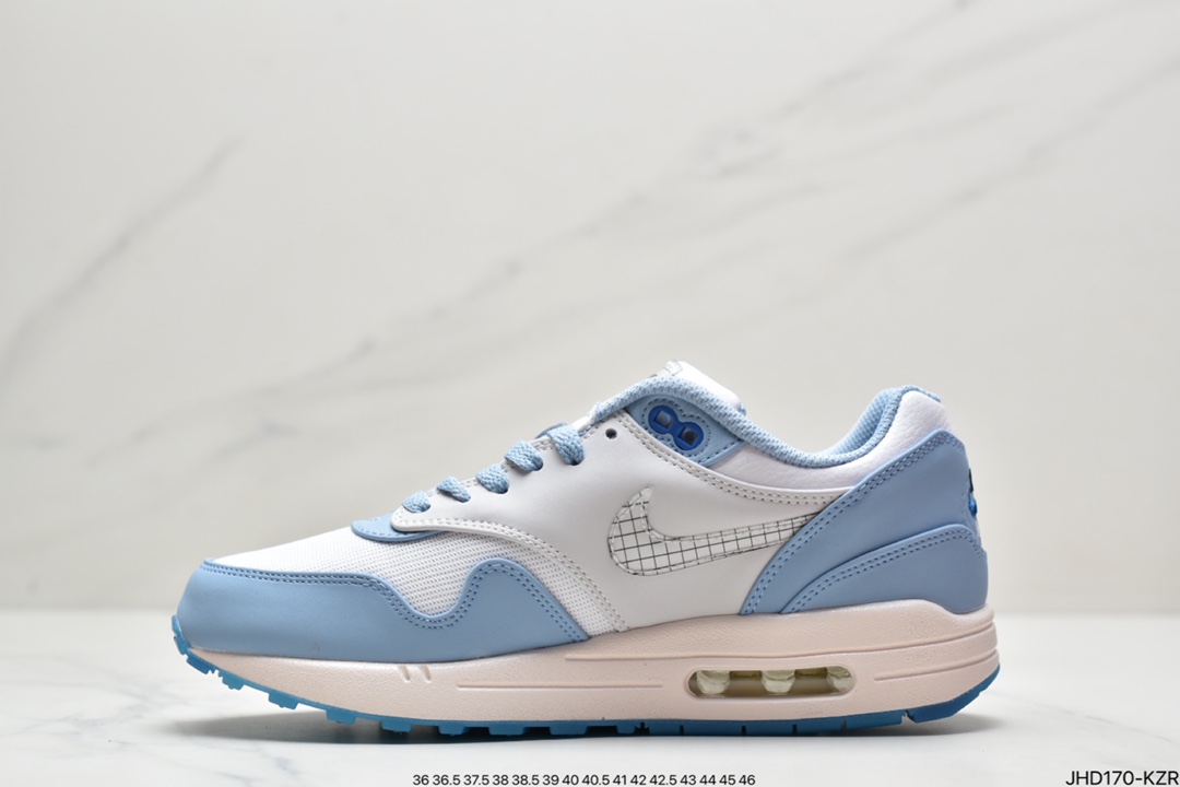 190 Air Max 1 PRM 白绿 半掌气垫复古跑步鞋DB5074-100