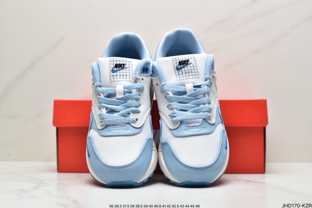 190 Air Max 1 PRM 白绿 半掌气垫复古跑步鞋DB5074-100