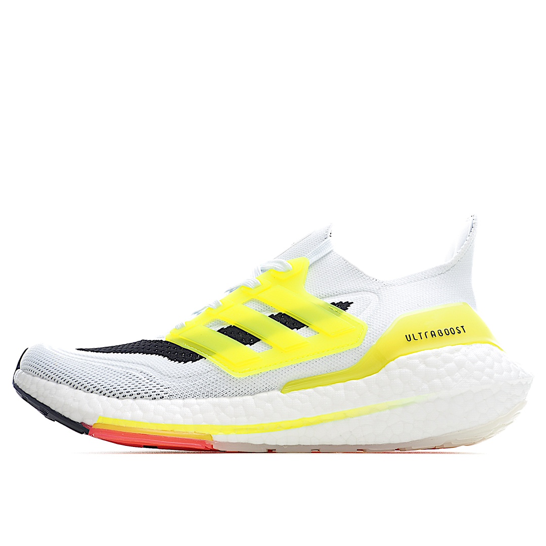 G0 Adidas Ultra Boost UB21 超弹力爆米花中底休闲跑步鞋 FY0366 超弹力缓震BOOST中底 带来非凡脚感