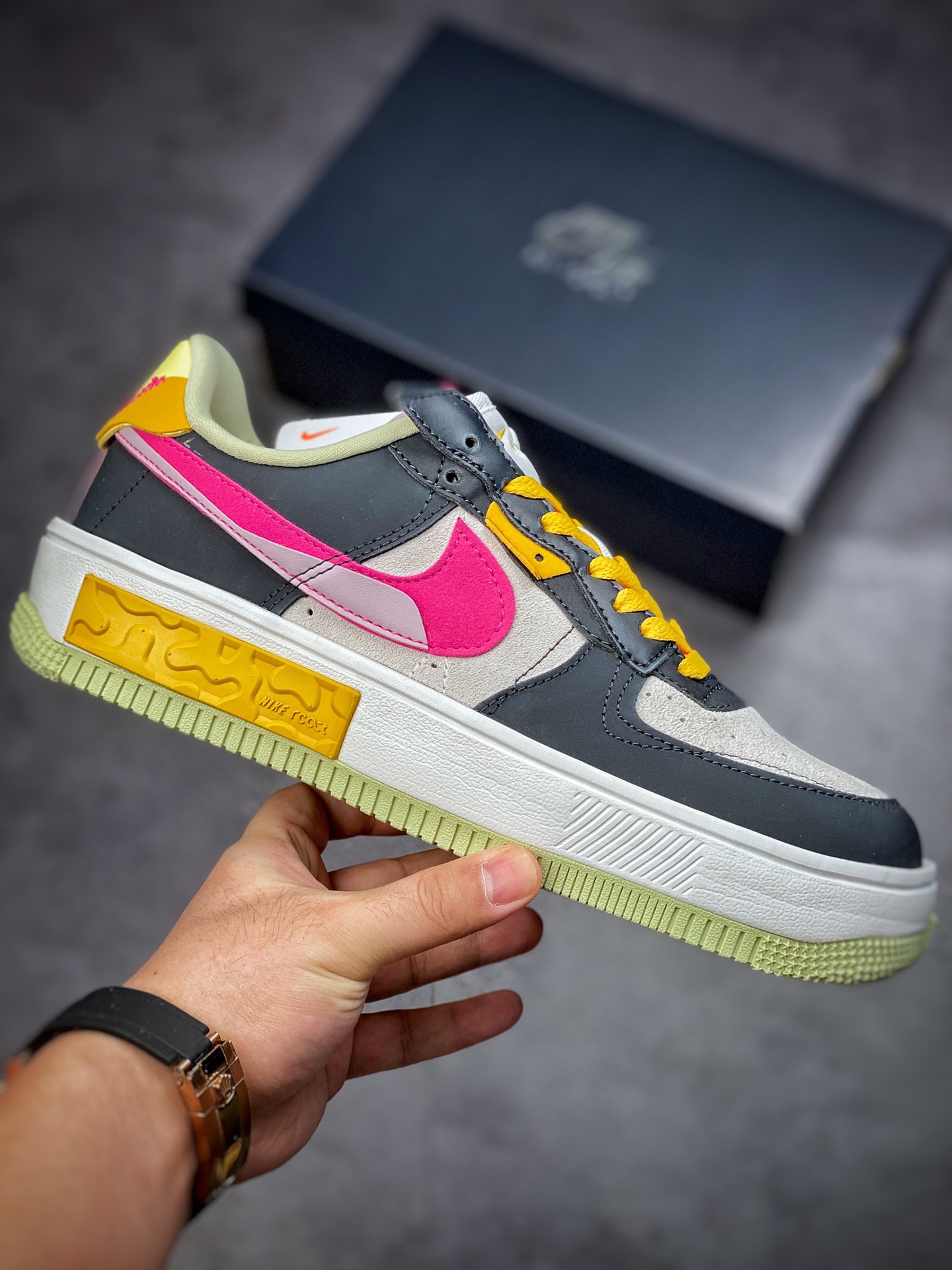 220 Nike Air Force 1 Fontanka “黑白粉” 空军丰塔卡系列 DR7880-001