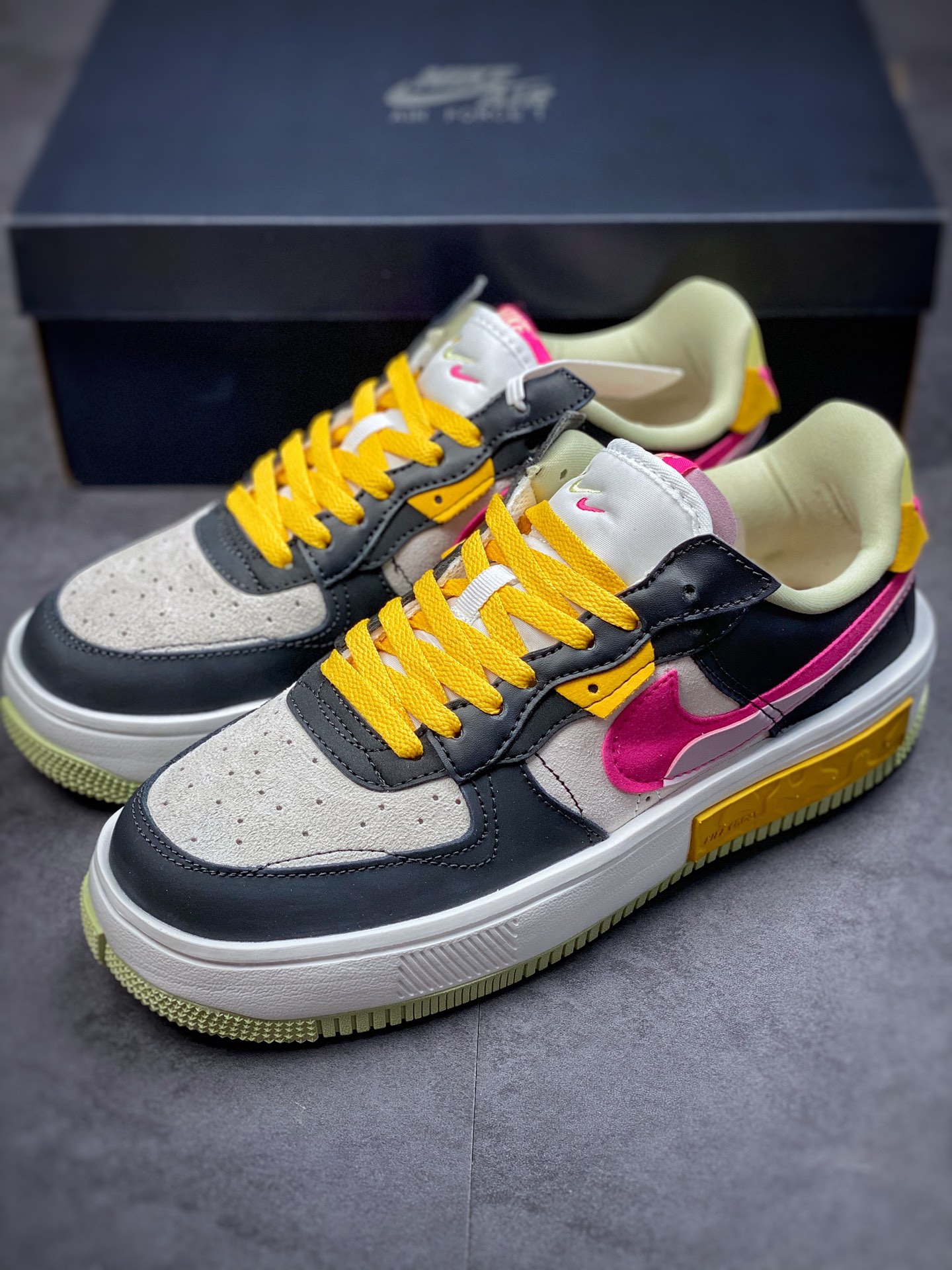 220 Nike Air Force 1 Fontanka “黑白粉” 空军丰塔卡系列 DR7880-001